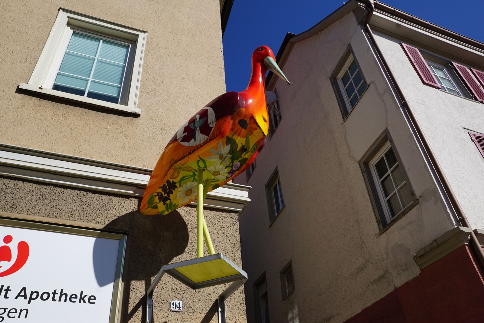 Sony DT 16-50mm F2.8 SSM sample photo. Stork, house, facade photography