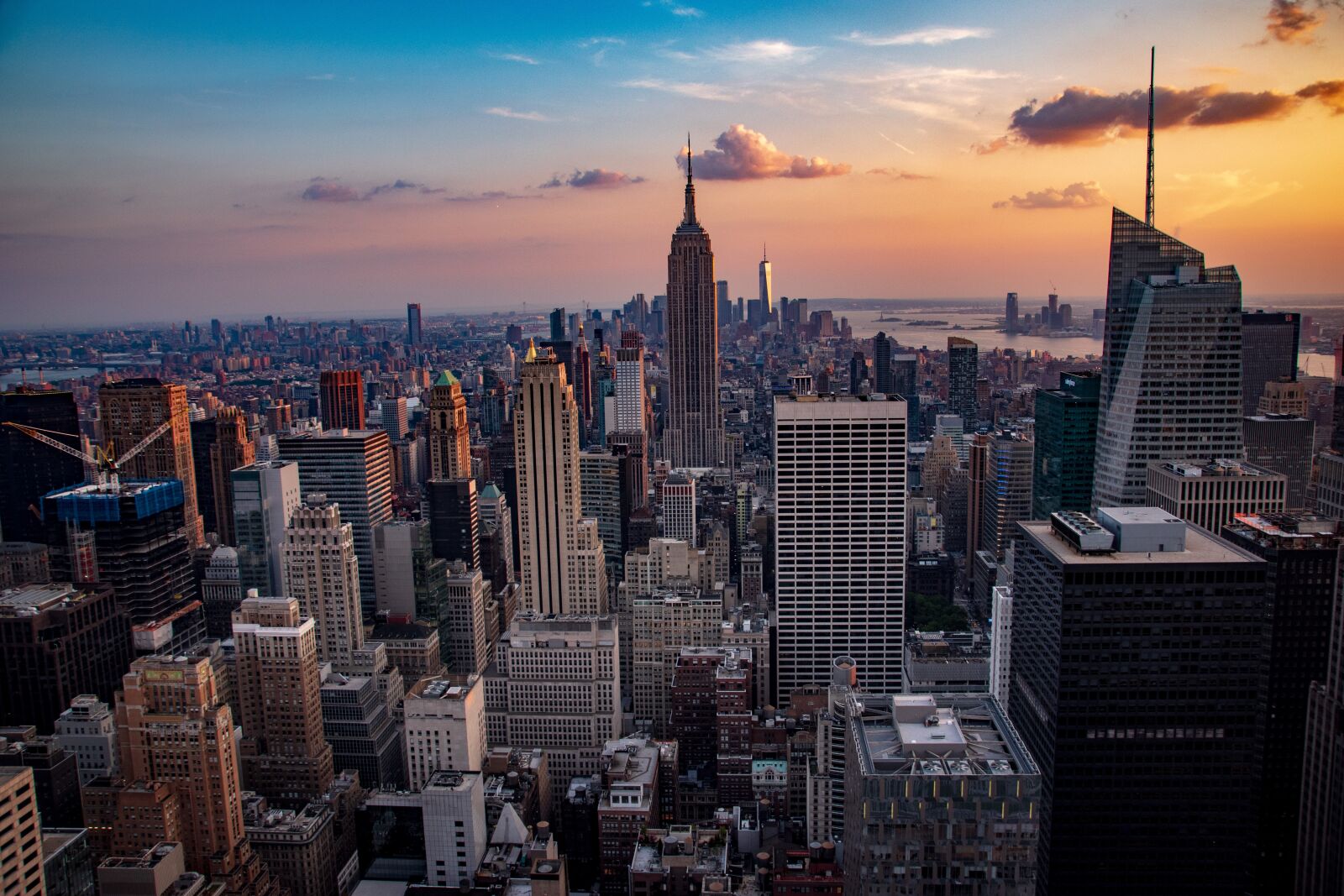 Nikon D5600 sample photo. Sunset, manhattan, city photography