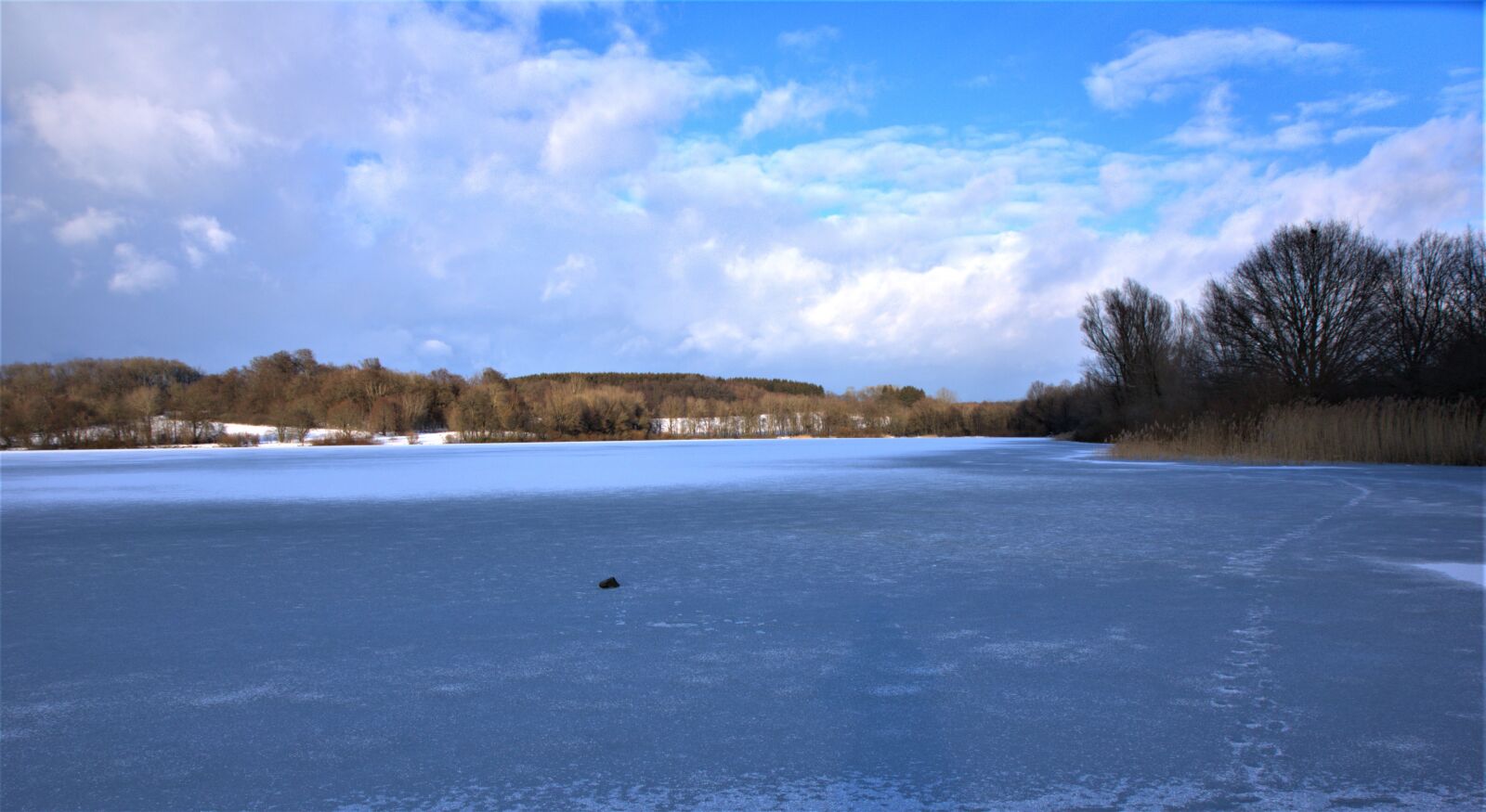 Canon EOS 760D (EOS Rebel T6s / EOS 8000D) sample photo. Wiesensee, frozen, ice cold photography