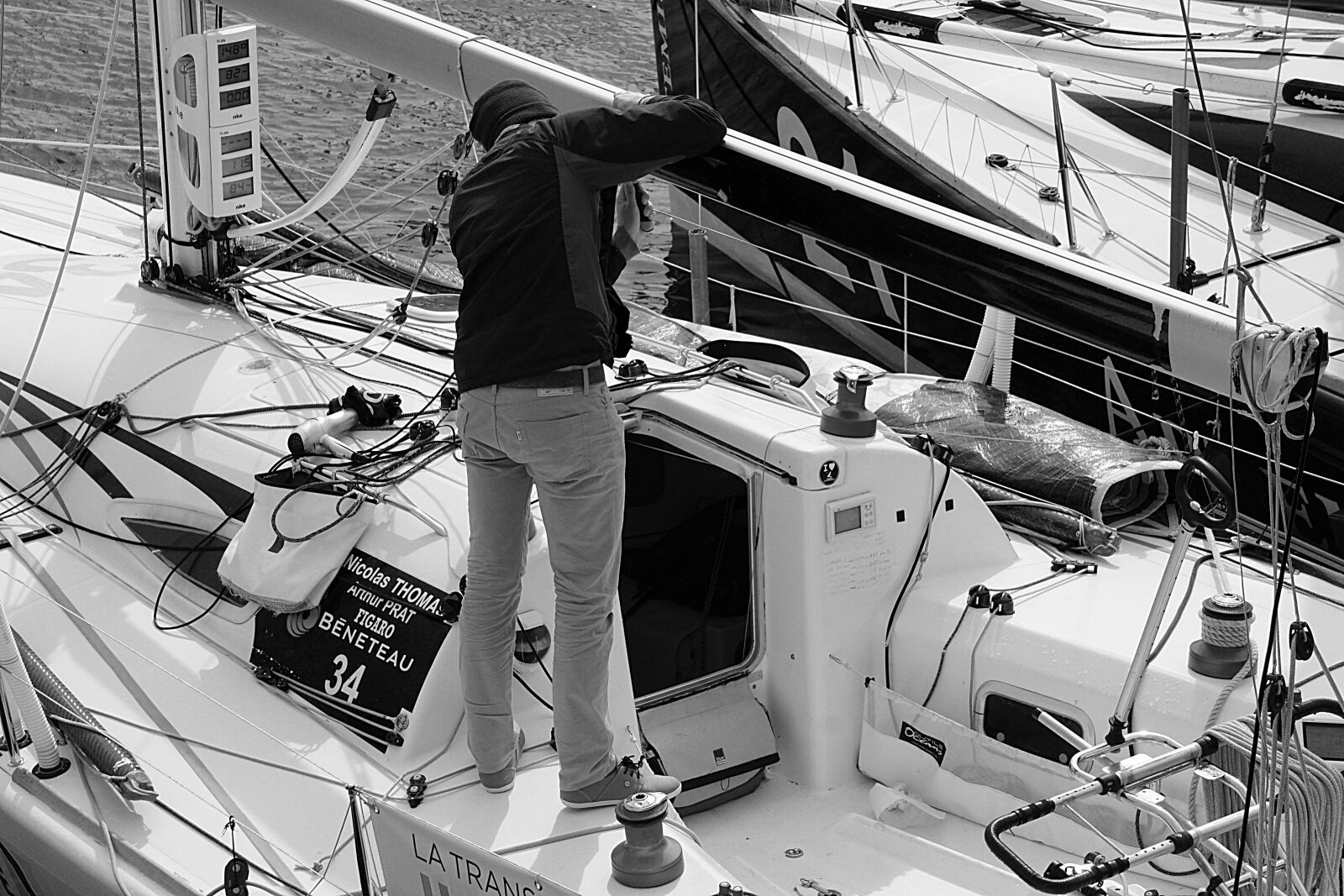 Sony a6000 sample photo. Bateau, eau, homme, mer photography