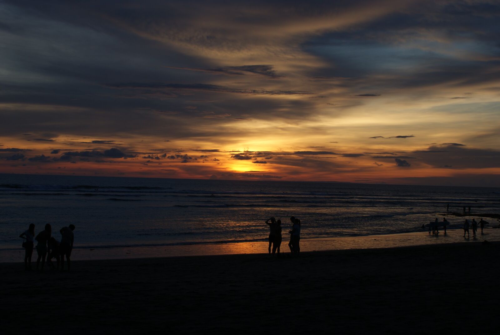 Sony Alpha DSLR-A200 sample photo. Beach, sunset, bali photography