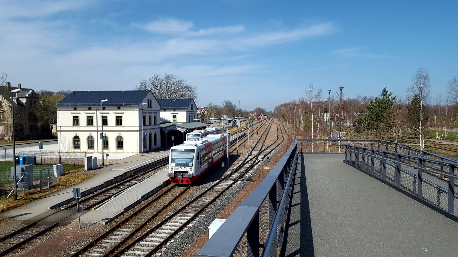 Samsung Galaxy S6 sample photo. Train, railway, transport system photography