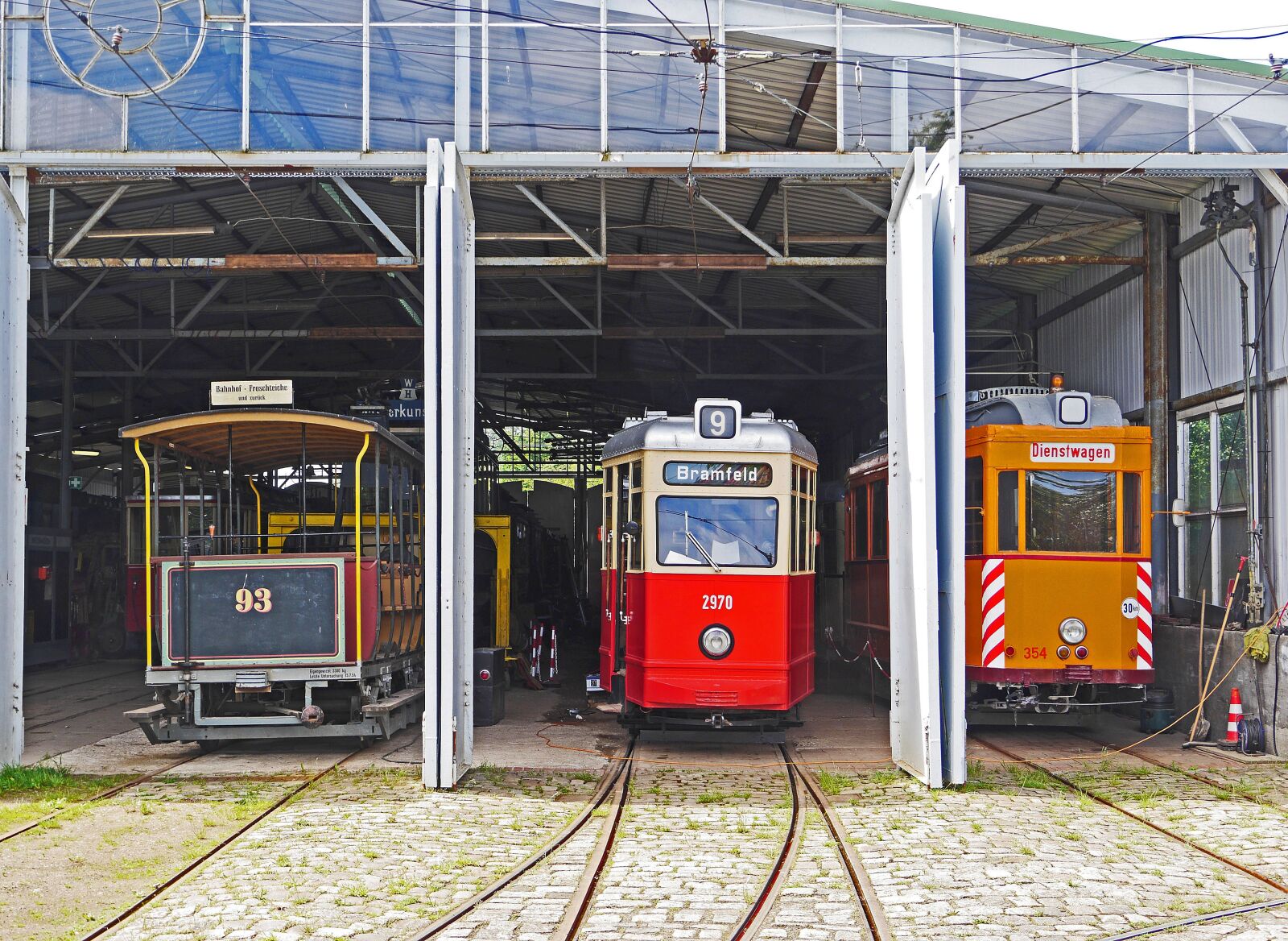 Panasonic Lumix DMC-GH3 sample photo. Hamburg trams, museum depot photography
