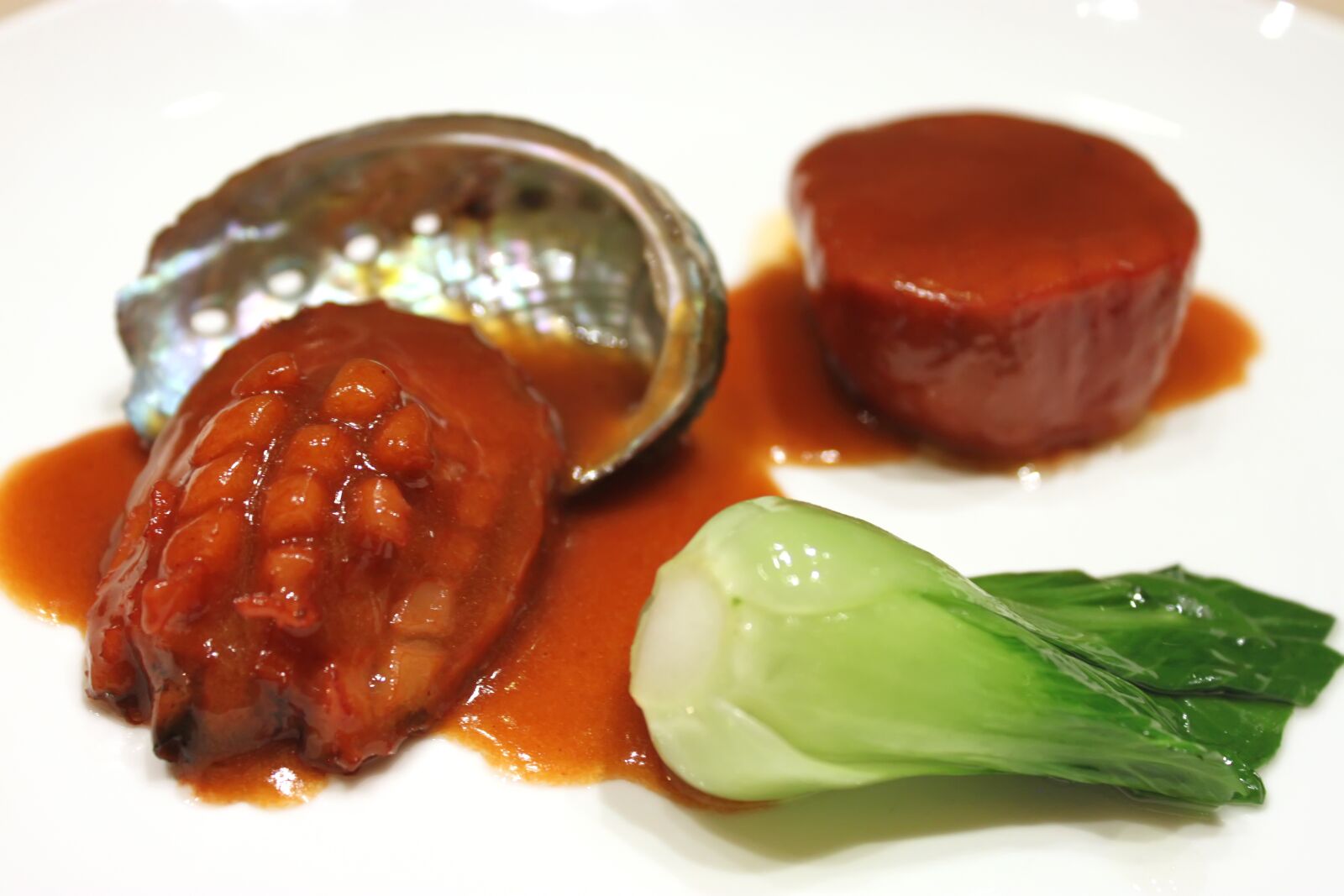 Canon EOS 500D (EOS Rebel T1i / EOS Kiss X3) sample photo. Abalone, braised abalone, the photography