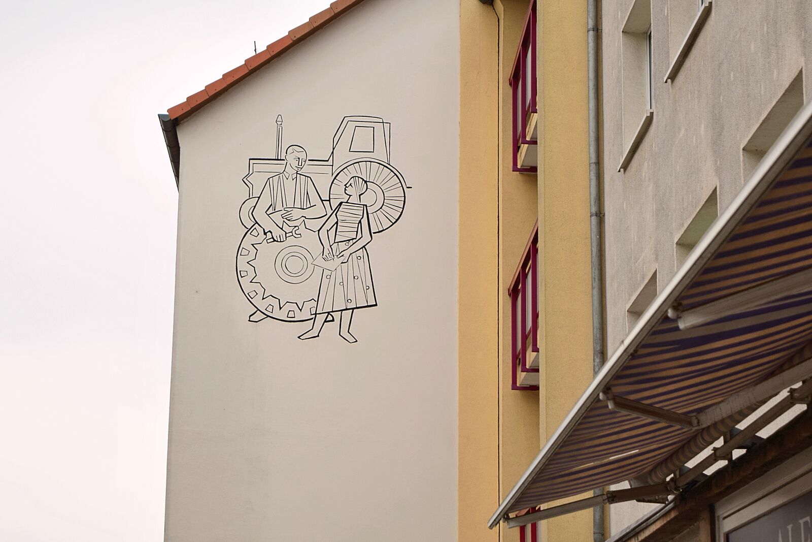 Nikon D3300 sample photo. House painting, image, mural photography