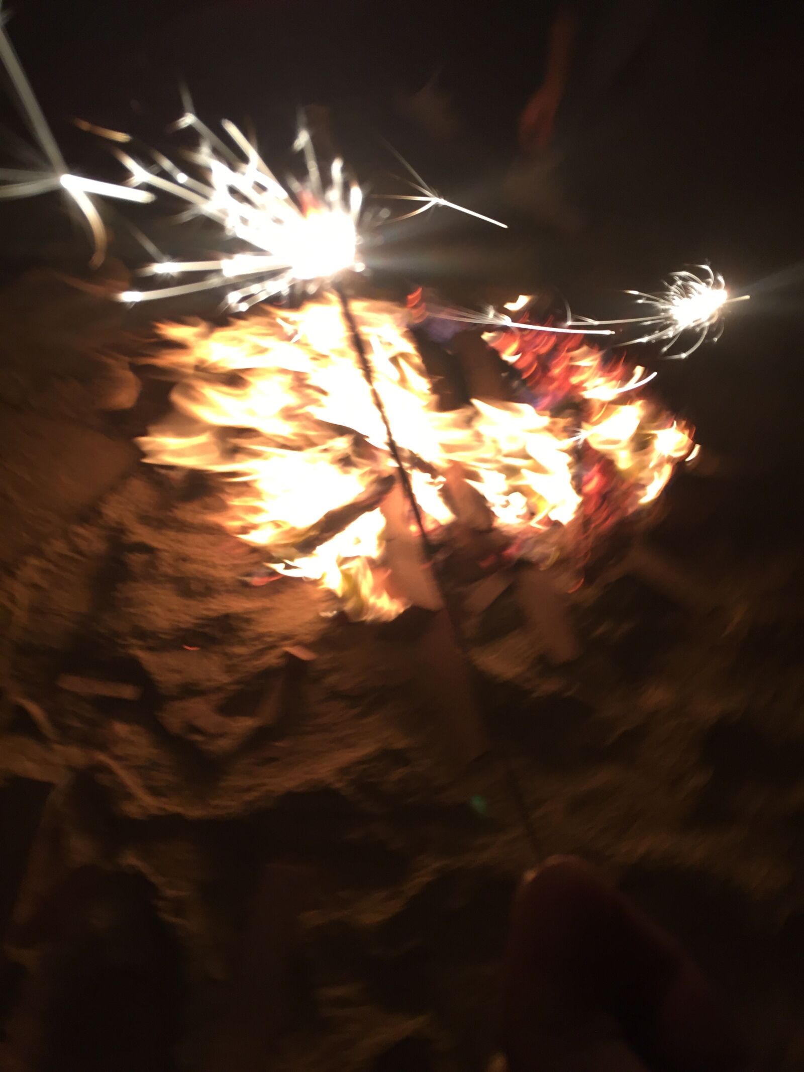 iPhone 6 back camera 4.15mm f/2.2 sample photo. Campfire photography