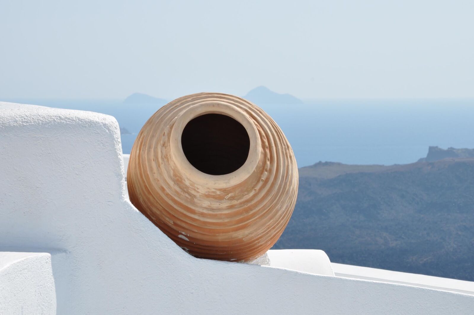 Nikon D90 sample photo. Greece, santorini, amphora photography