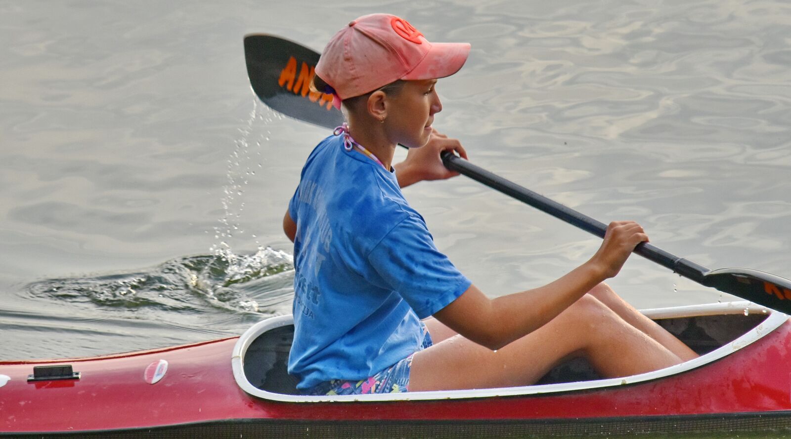 Nikon D5500 sample photo. Canoeing, championship, childhood, hat photography