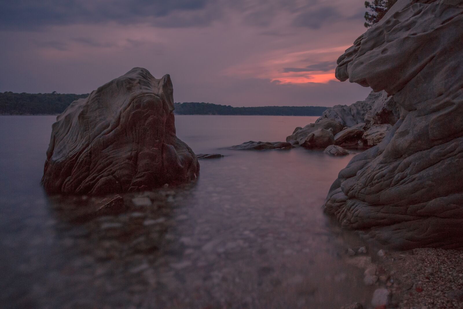 Sony SLT-A77 sample photo. Rock, croatia, sunset photography