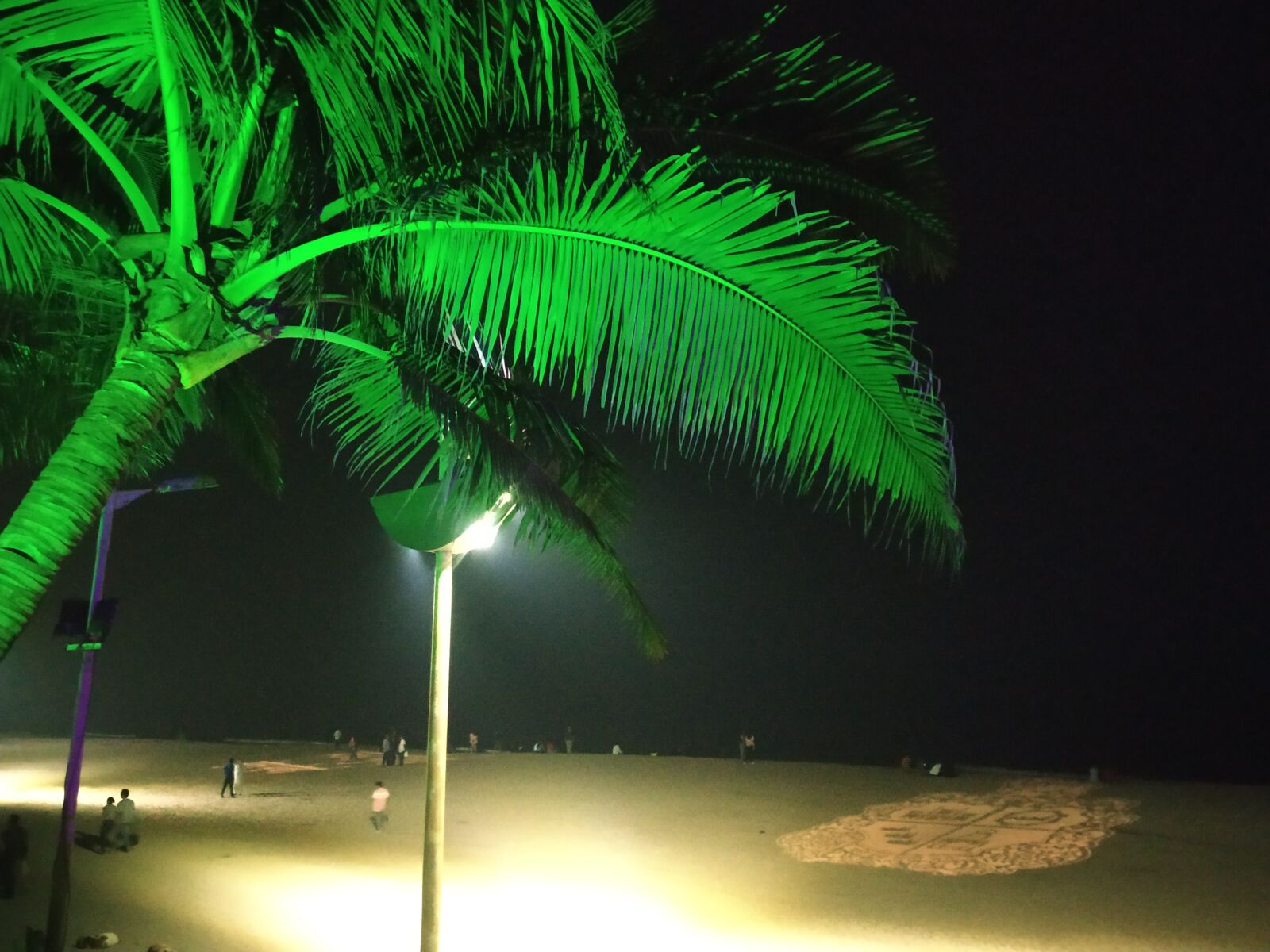 Xiaomi Redmi Note 5 Pro sample photo. Night beach, beach, nature photography