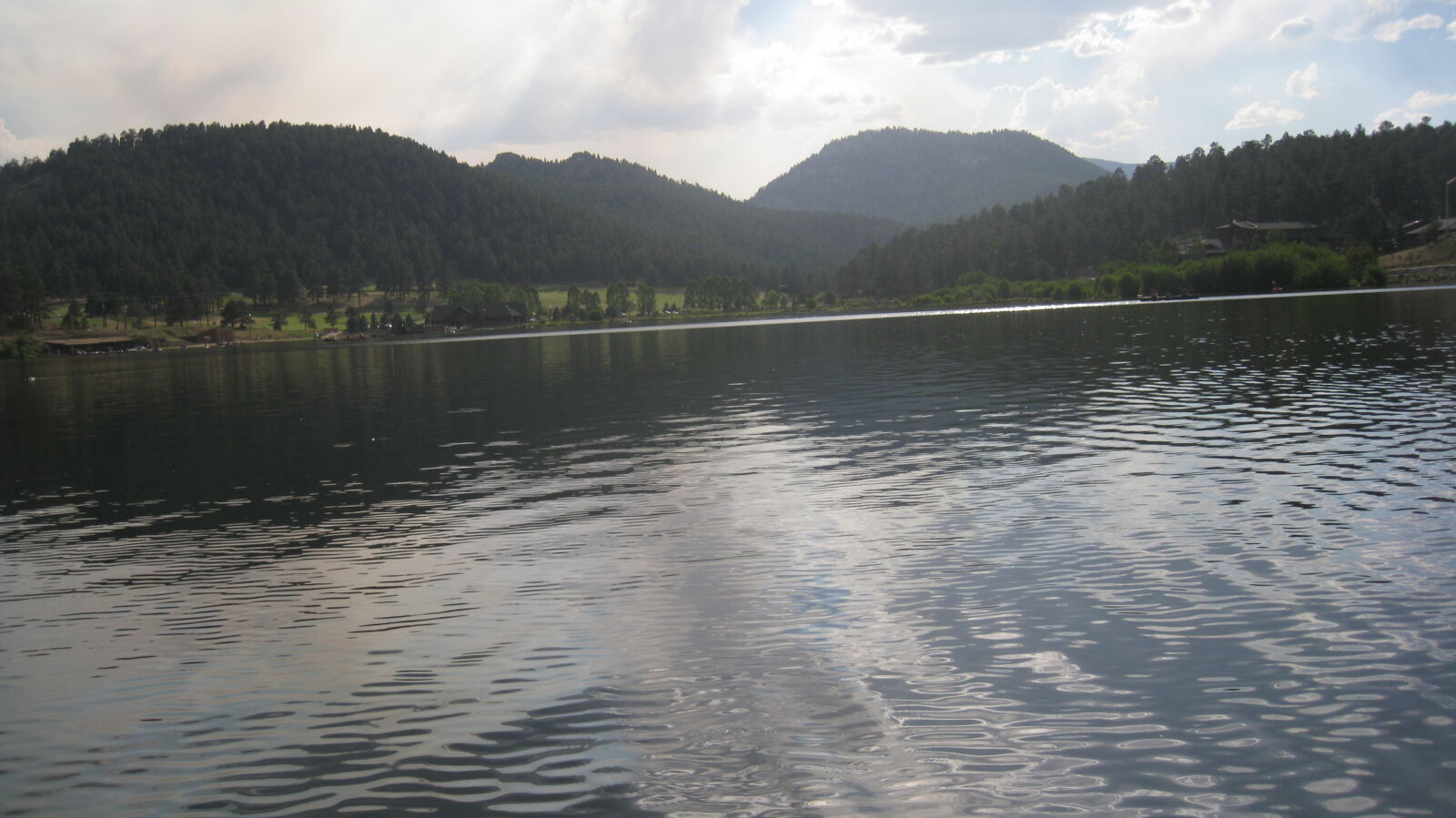 Canon POWERSHOT SD950 IS sample photo. Lake, mountains, water photography