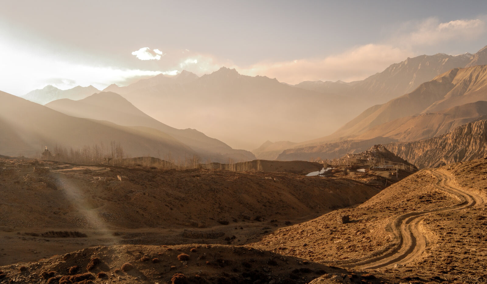 Nikon D200 sample photo. Scenic, view, of, mountains photography