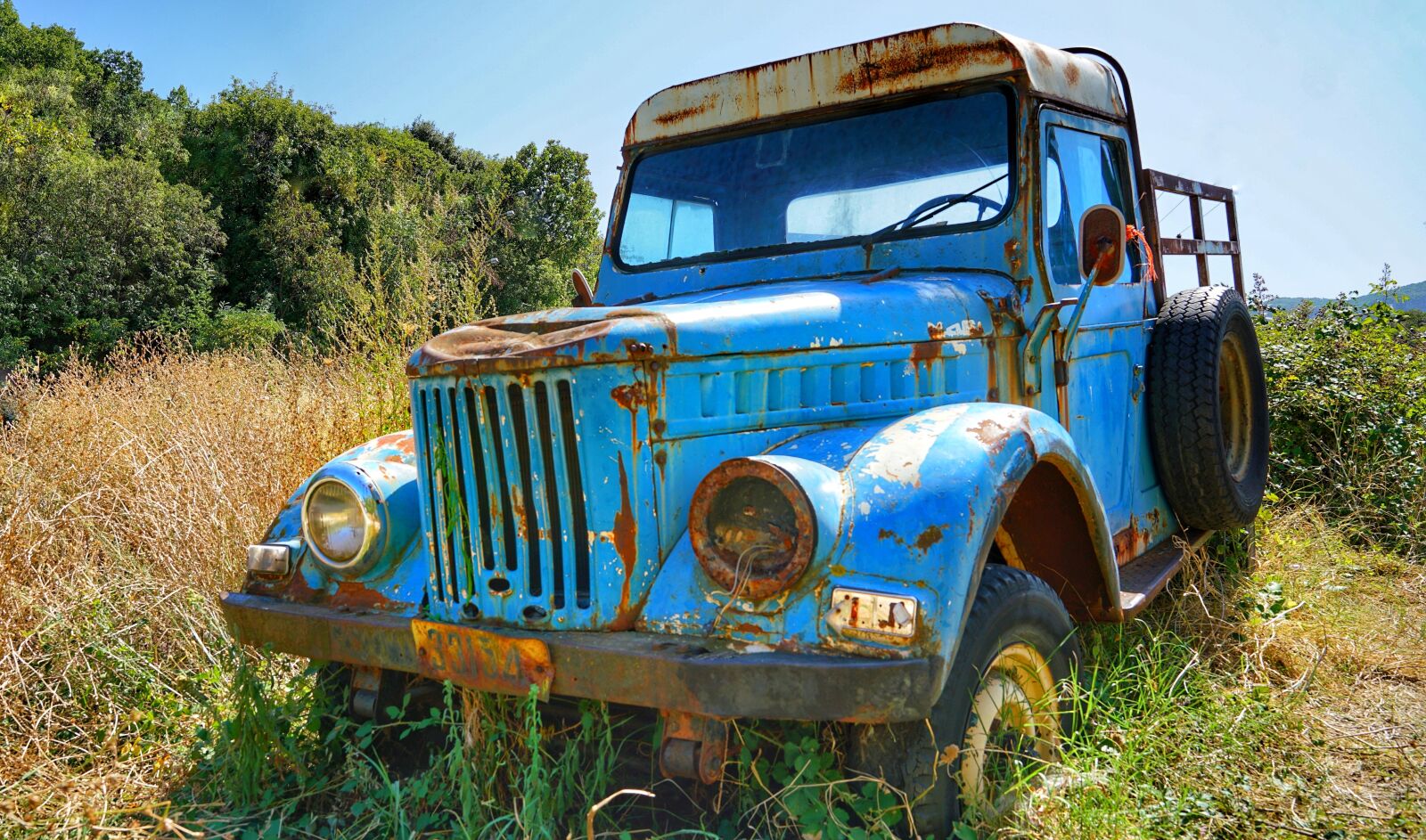 Sony a7R II + Sony FE 24-70mm F2.8 GM sample photo. Old, abandoned, jeep photography