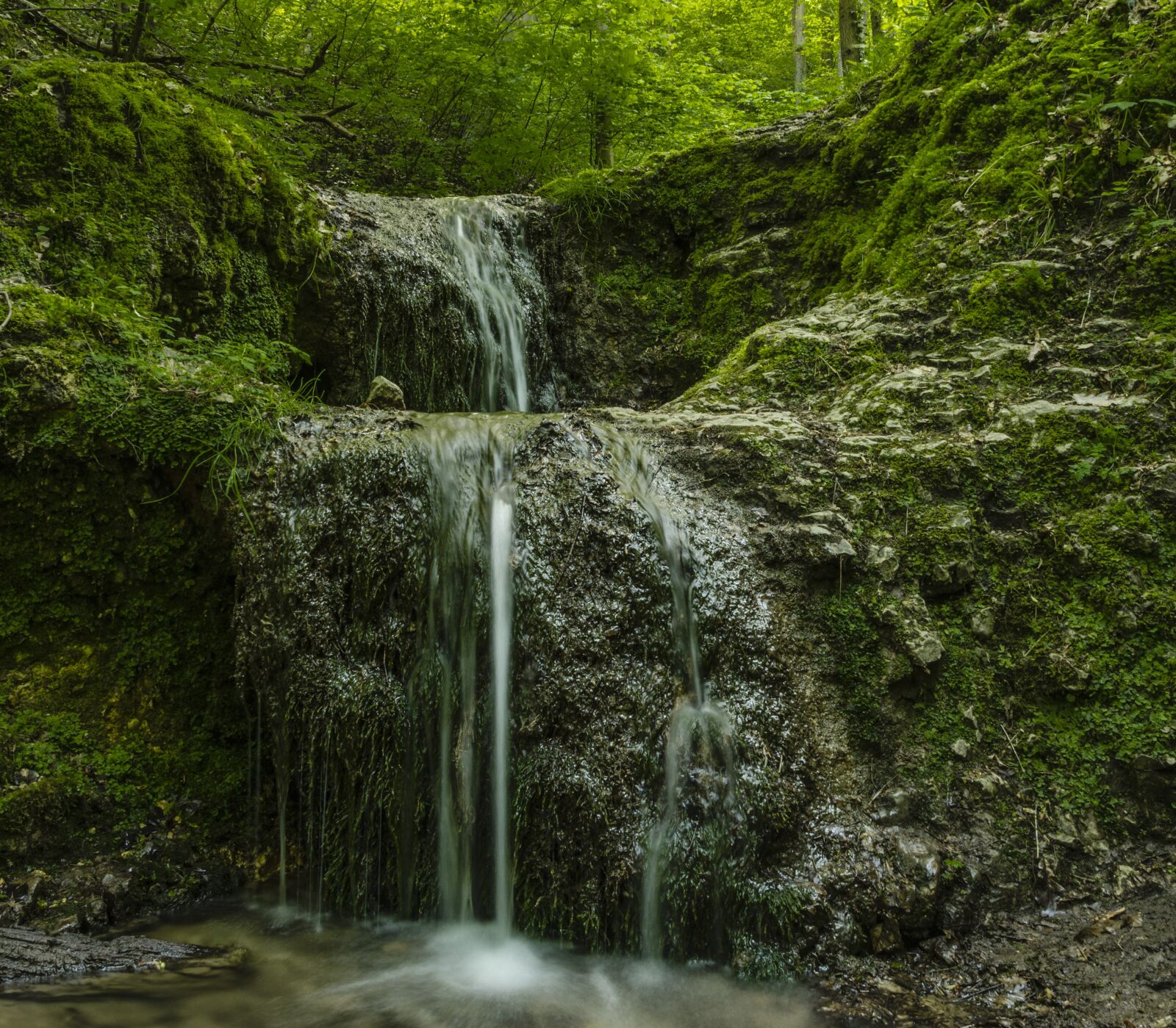 Nikon D5100 sample photo. Valley bolechowicka, nature, waterfall photography