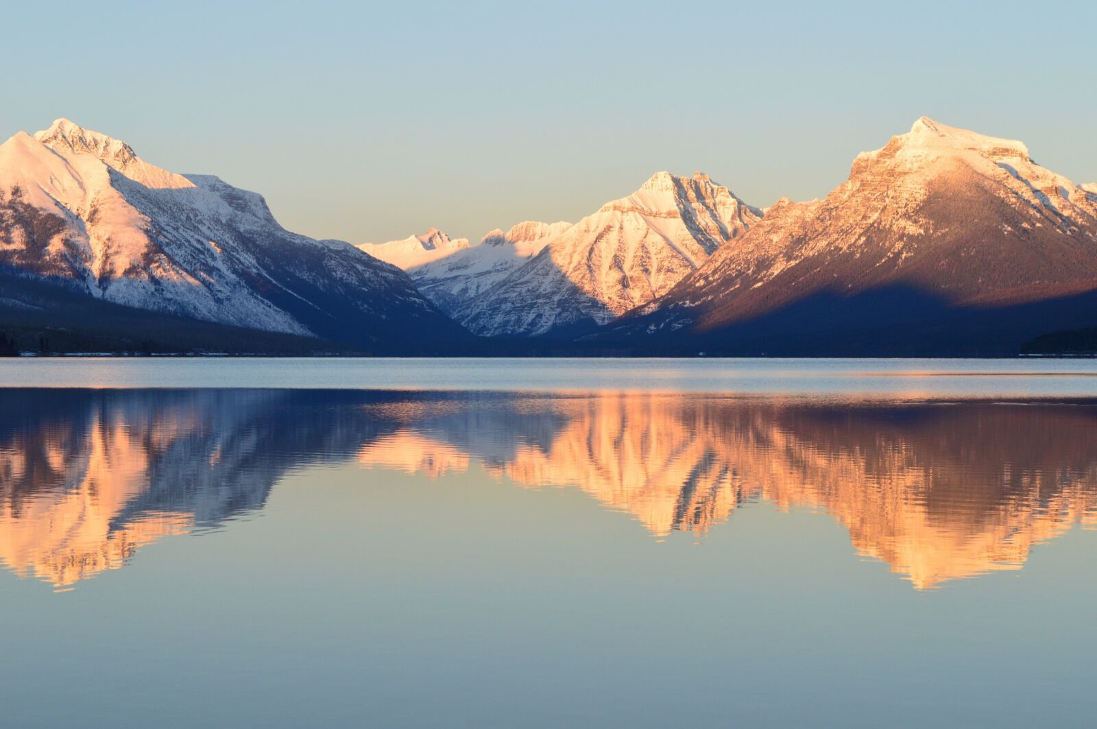 Nikon D3200 sample photo. Lake mcdonald, reflection, landscape photography