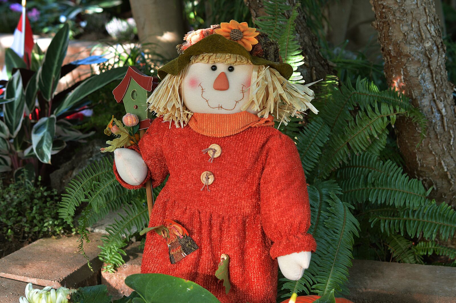 Nikon D3200 sample photo. Scarecrow, doll, fall photography