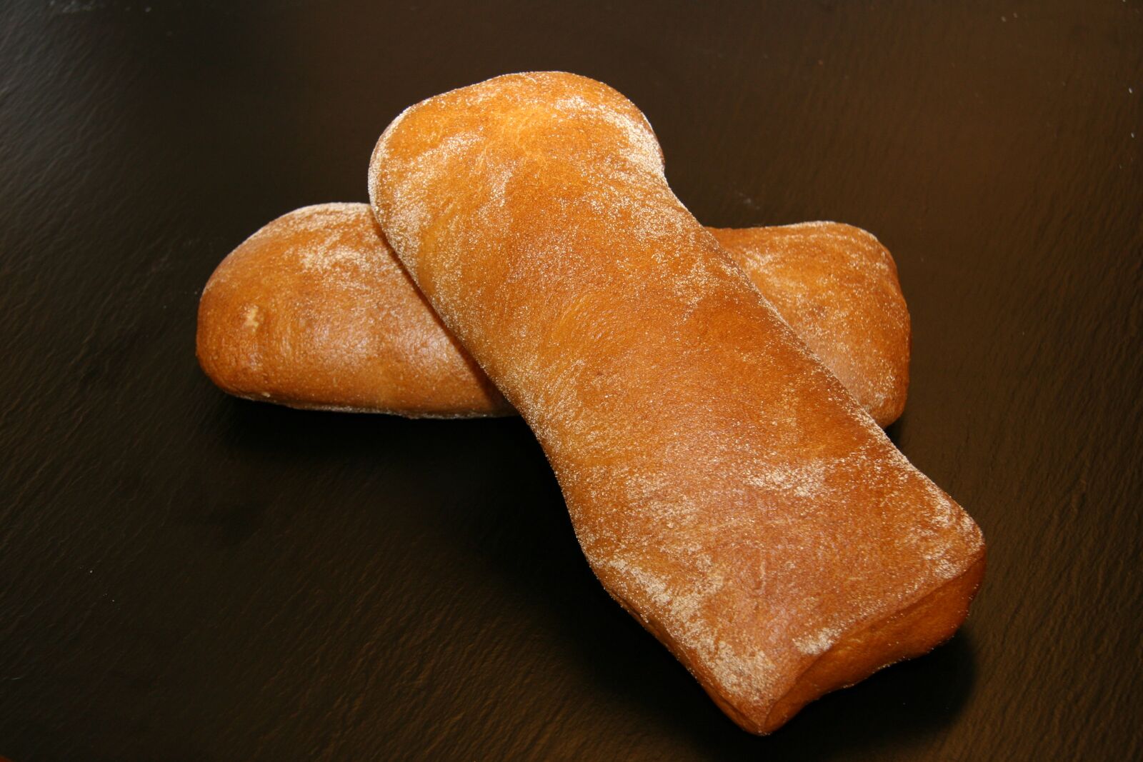 Canon EOS 20D sample photo. Ciabatta, bread, baked photography
