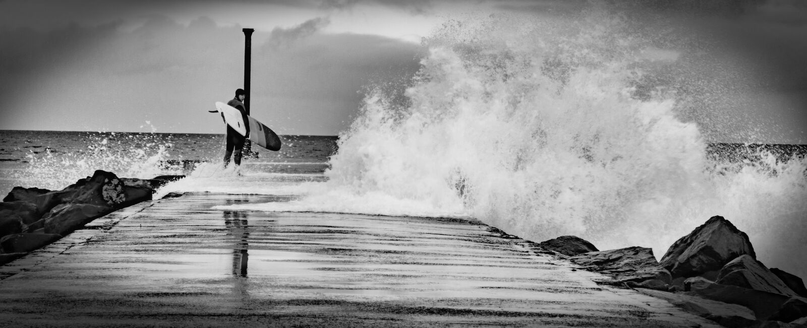 Nikon D5100 sample photo. Pier, water, sea photography