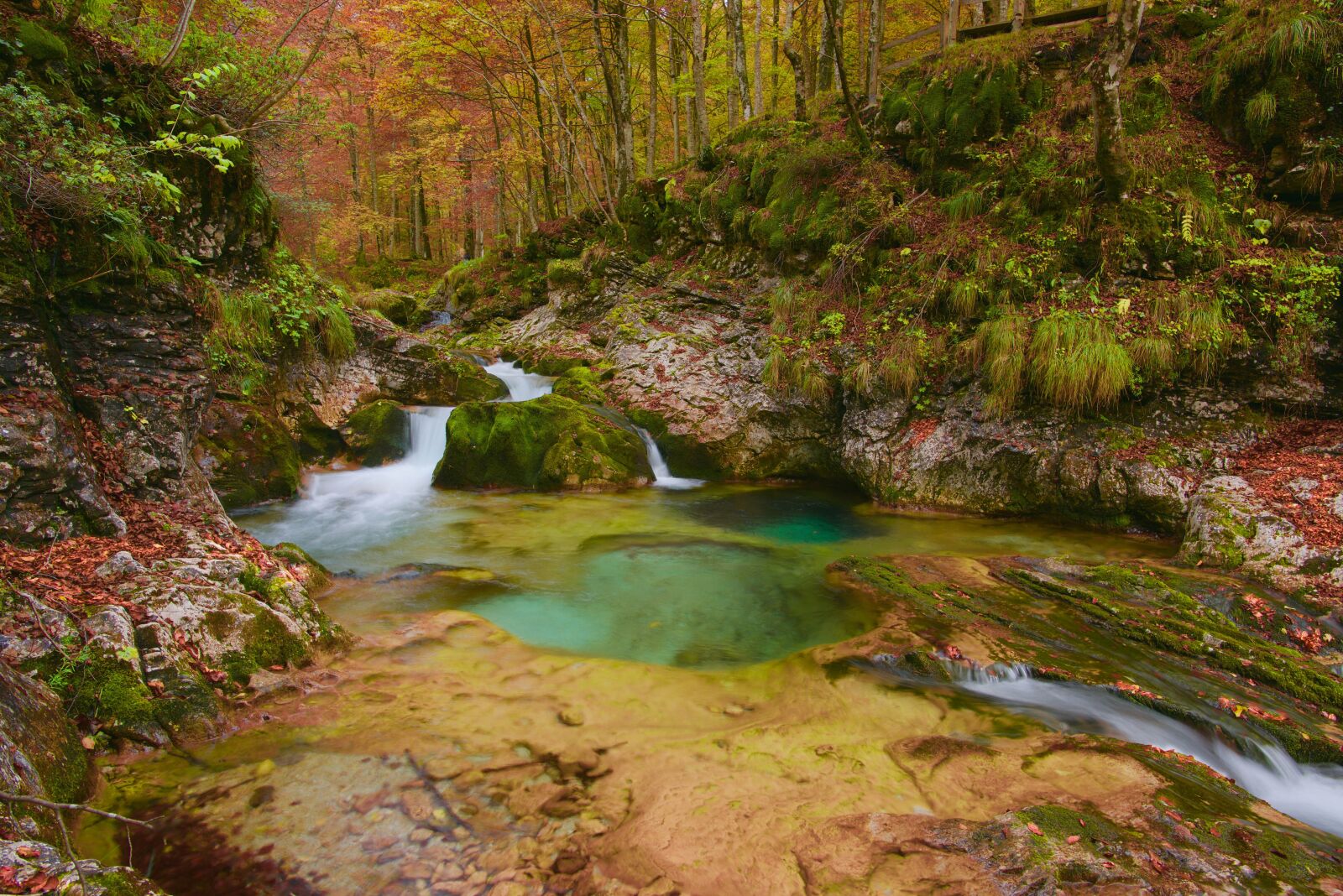 Nikon D810 sample photo. Watercourse, autumn, water photography