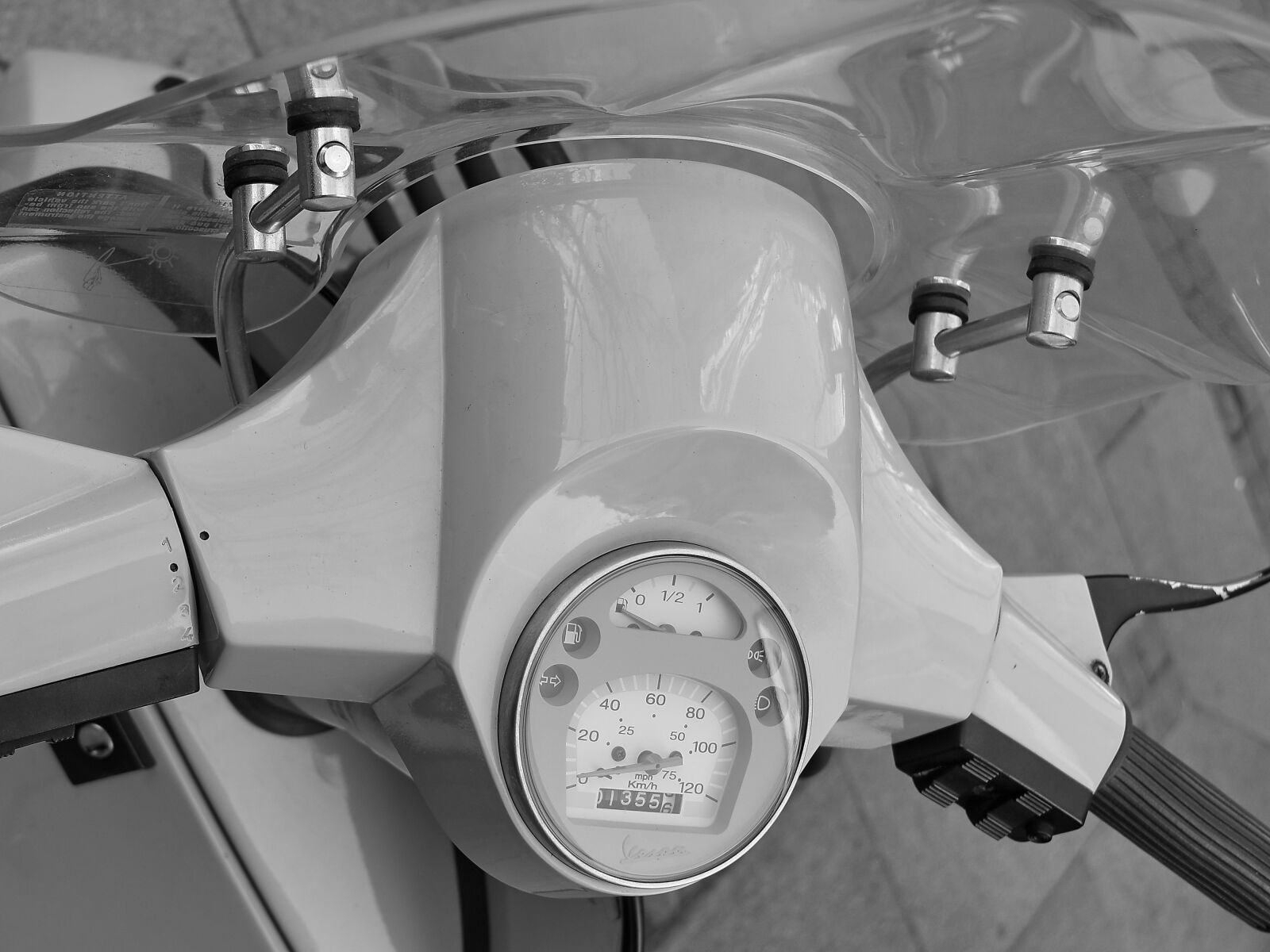Nikon D5500 sample photo. Black and white, motorcycle photography