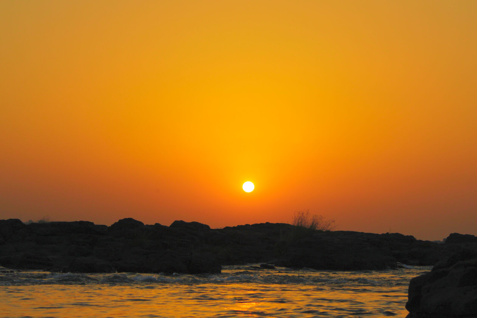 Canon EOS 1200D (EOS Rebel T5 / EOS Kiss X70 / EOS Hi) sample photo. Golden, hour, narmada, nature photography