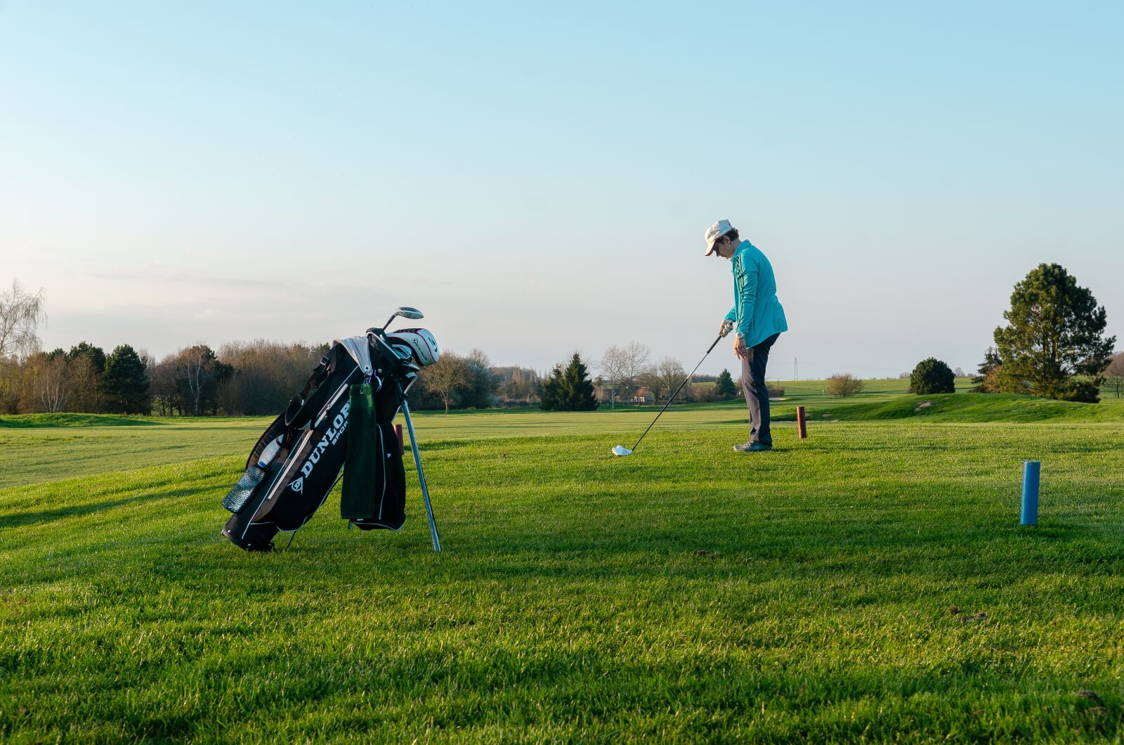 Nikon D7000 sample photo. Field, golf, green photography