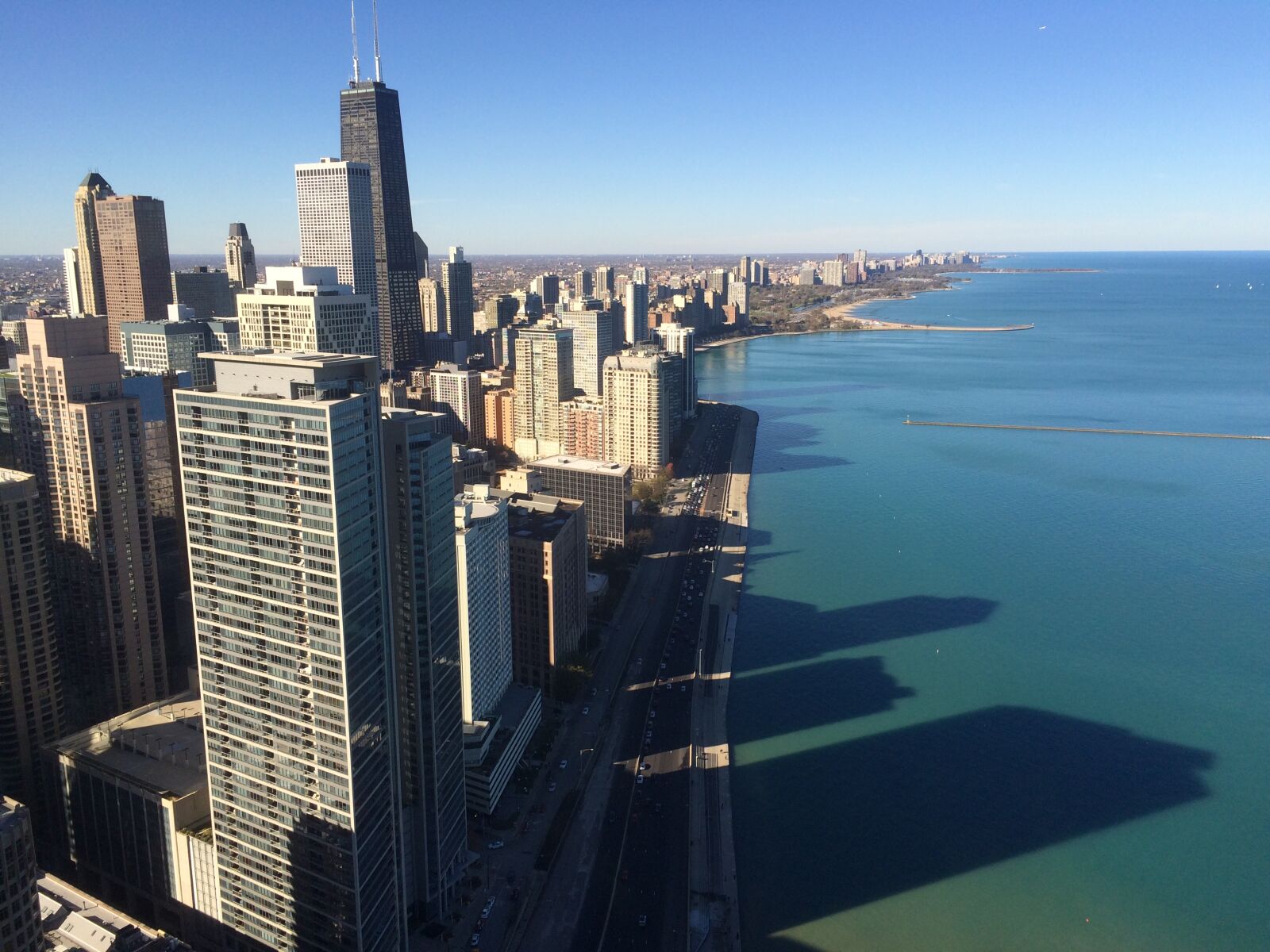 iPhone 5s back camera 4.15mm f/2.2 sample photo. Chicago, lake, shore, drive photography