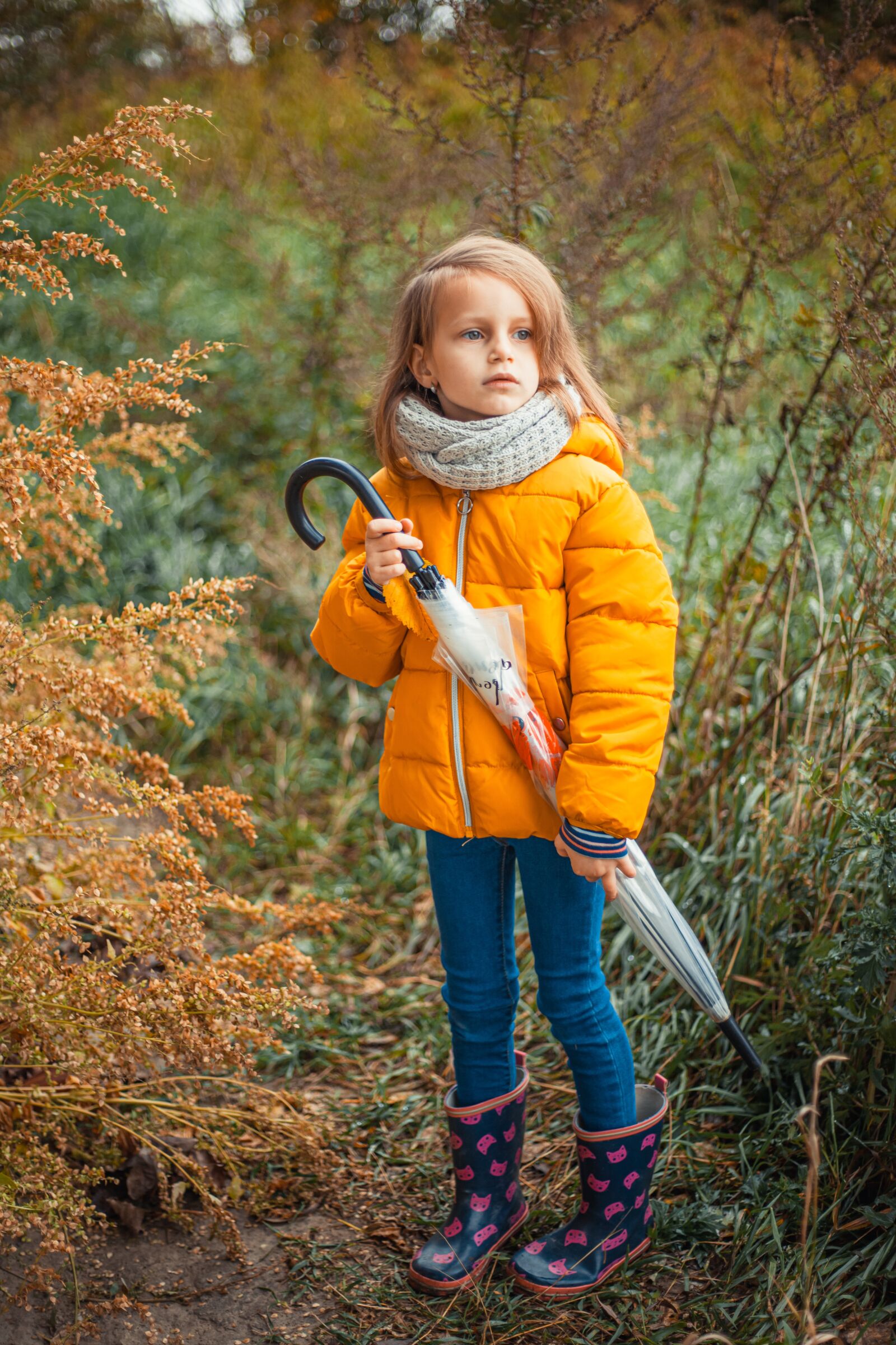 Canon EOS 5D Mark II sample photo. Girl, autumn, nature photography