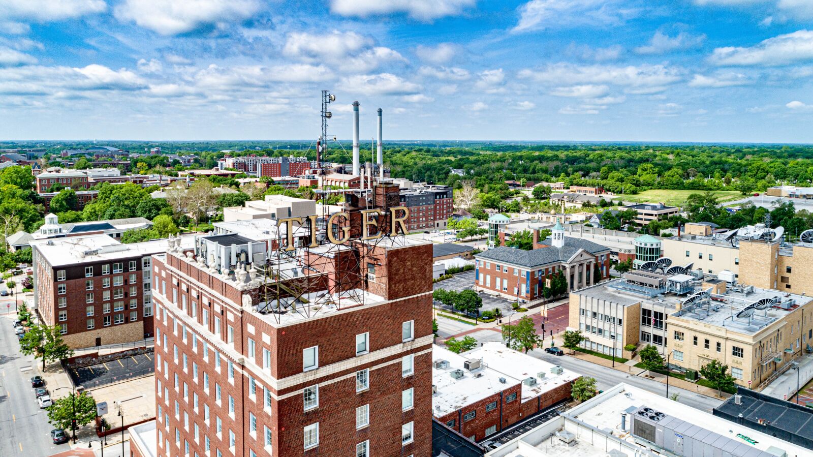 DJI FC6310 sample photo. Hotel, aerial, city photography