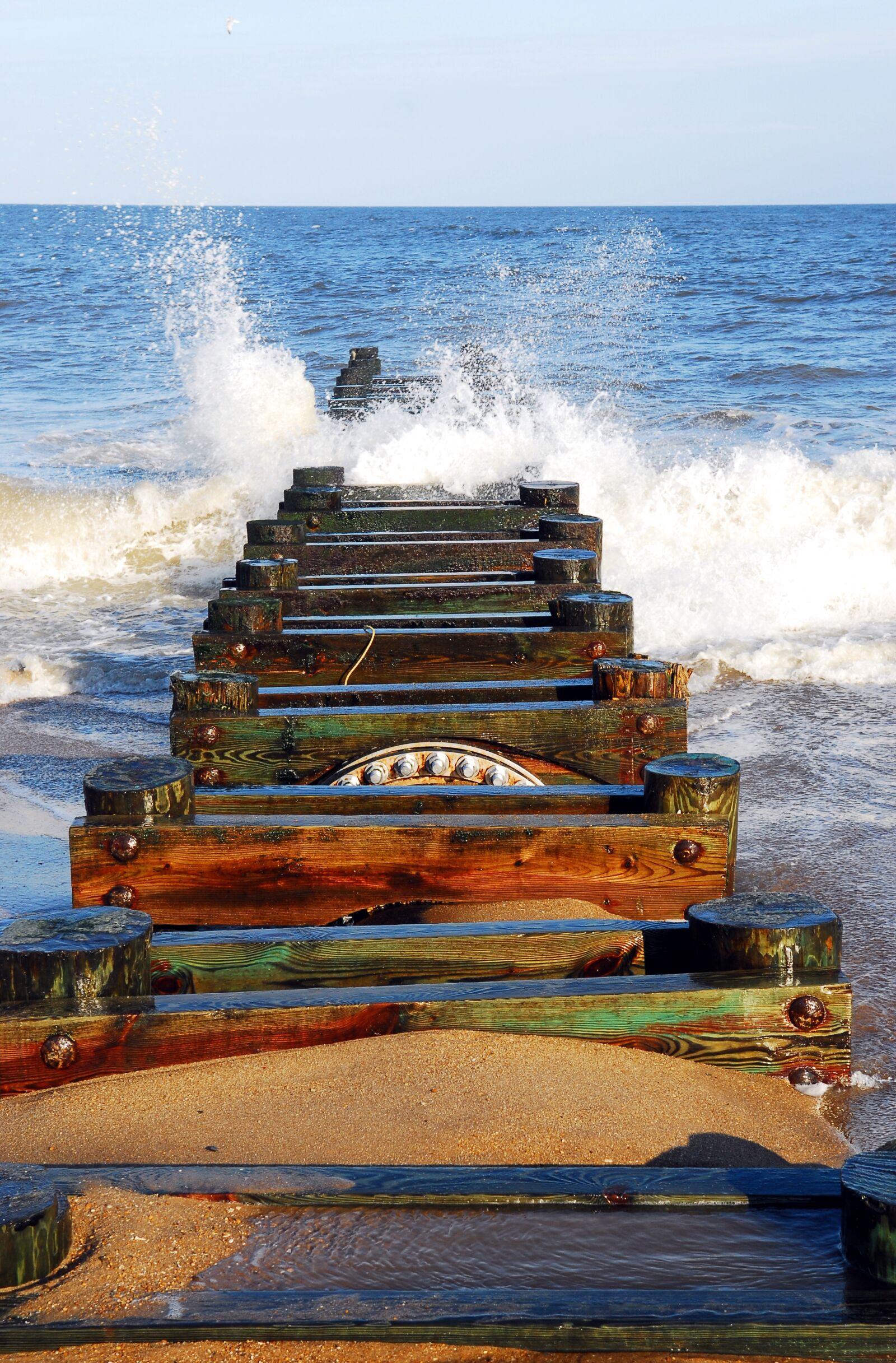 Nikon D200 sample photo. Pier, ocean, nature photography