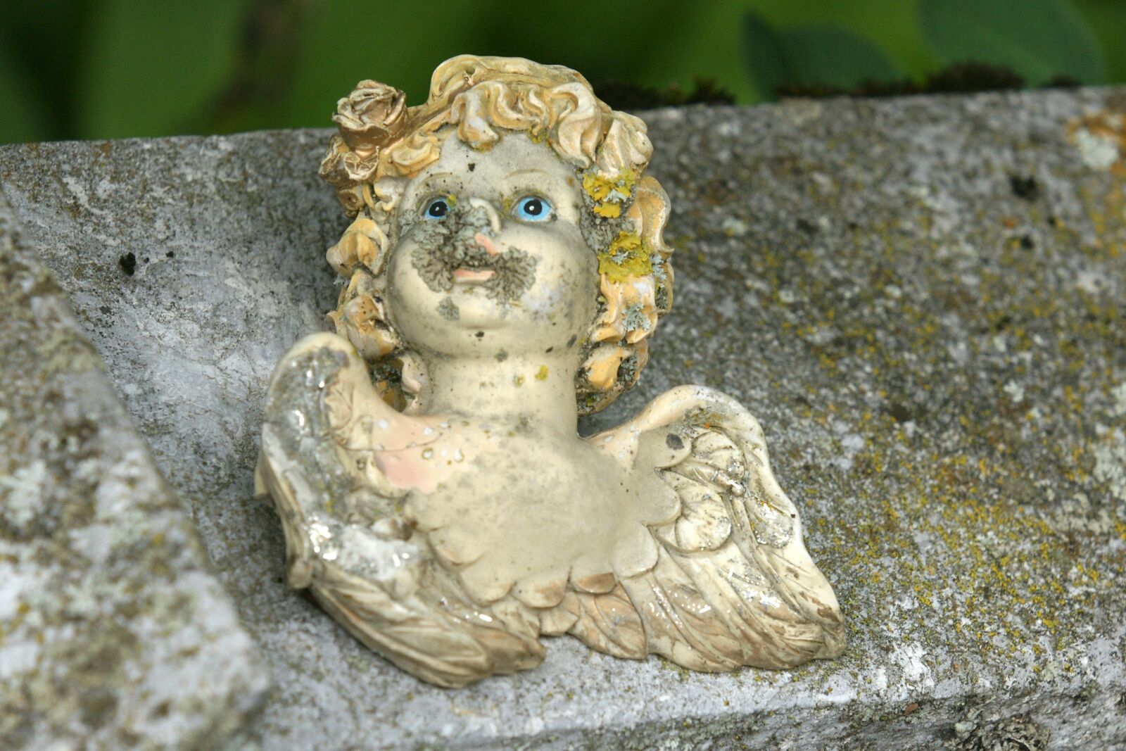Sony Alpha DSLR-A700 sample photo. Angel, angel figure, cemetery photography