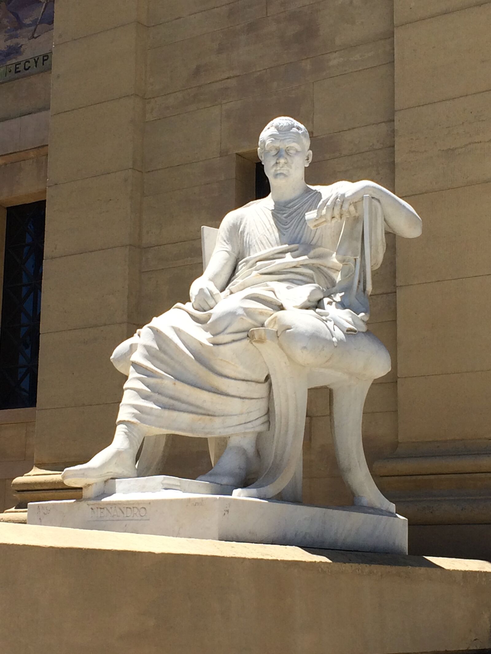 iPhone 5s back camera 4.15mm f/2.2 sample photo. Academia, stanford, statue photography