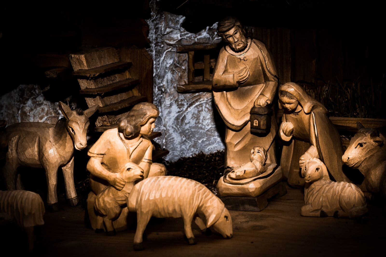 Fujifilm X-T3 + Fujifilm XF 56mm F1.2 R sample photo. Crib, bethlehem, jesus photography