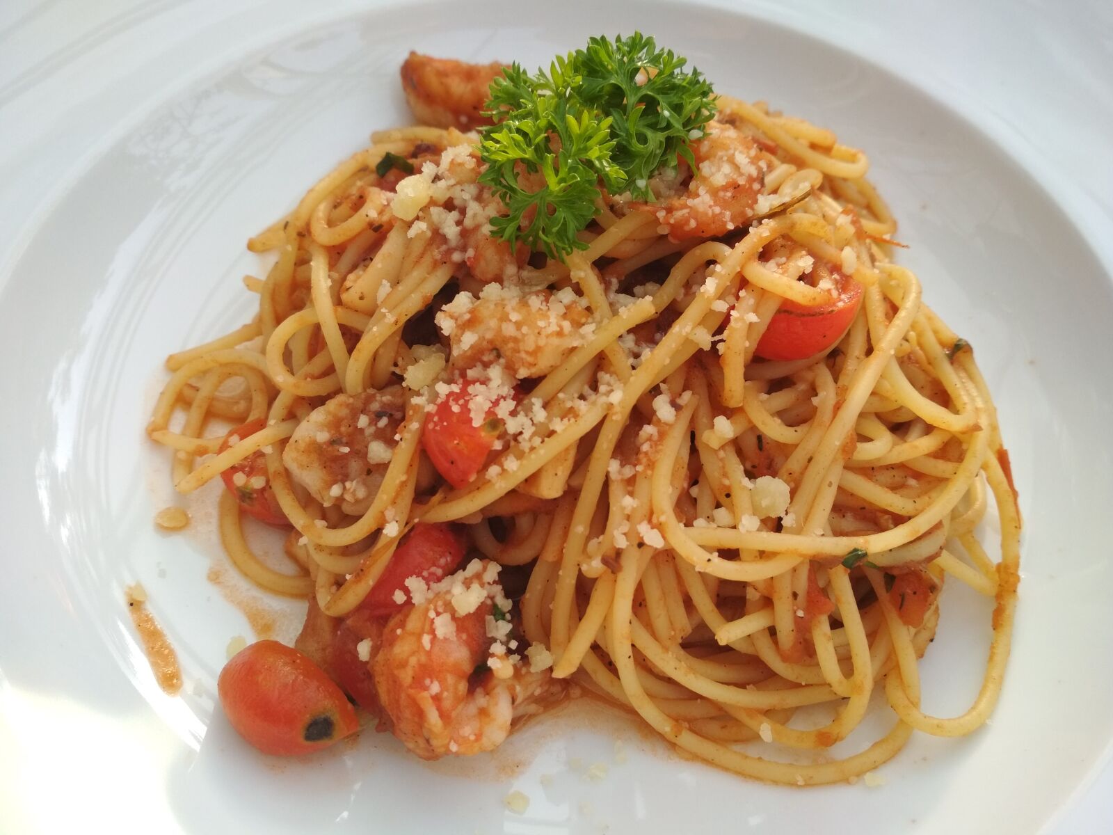 Xiaomi Redmi 4X sample photo. Spagetti, petuccini, food photography