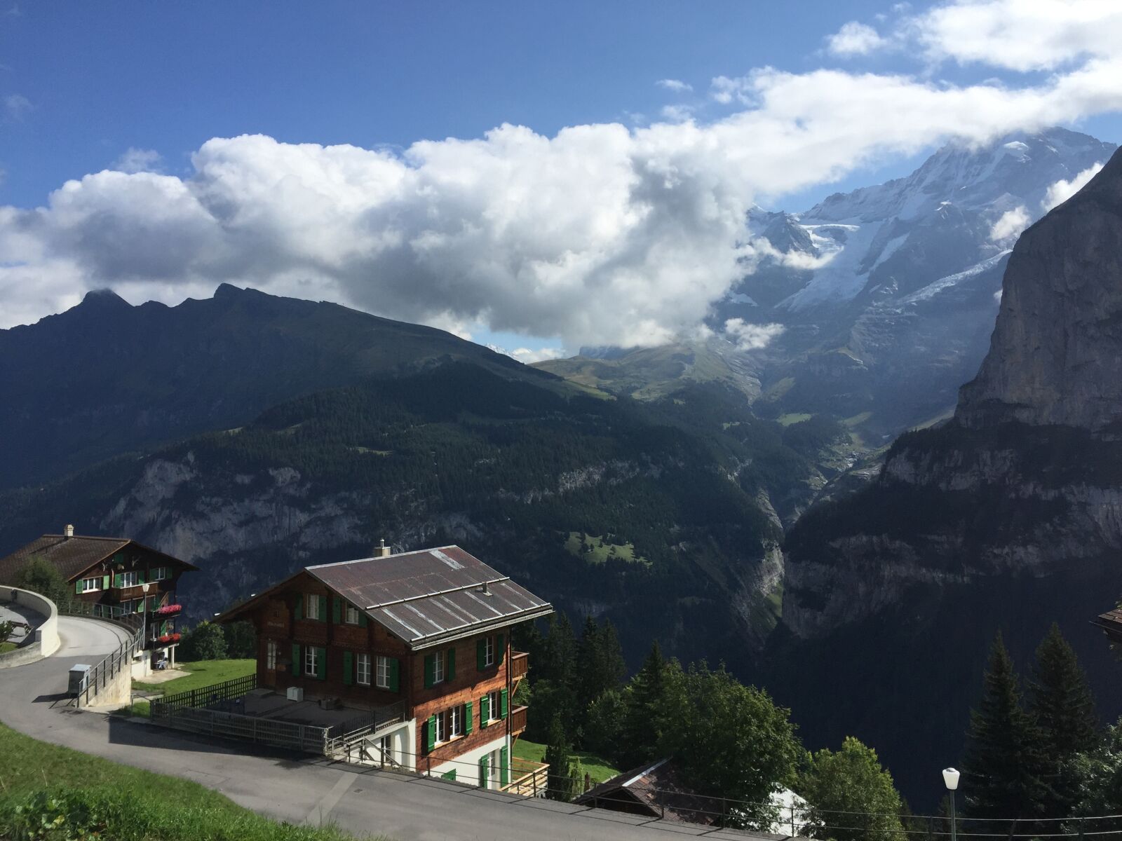 iPhone 6 Plus back camera 4.15mm f/2.2 sample photo. Swiss, mountain, sky photography