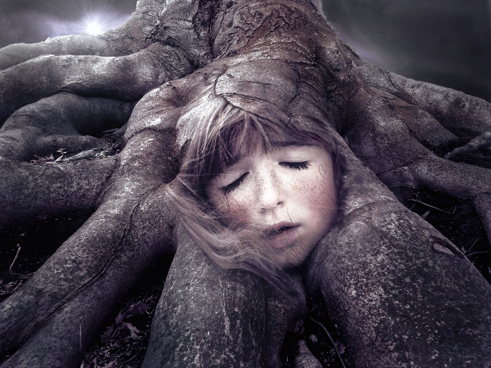 Samsung Galaxy S3 sample photo. Root, face, fantasy photography