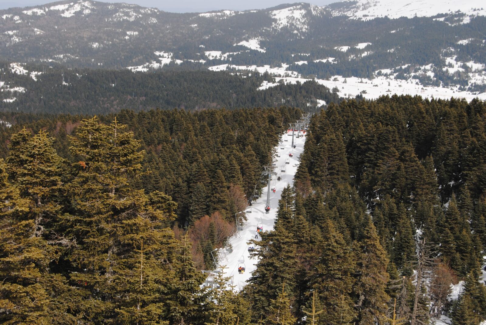 Nikon D3000 sample photo. Bursa, uludağ, ski photography