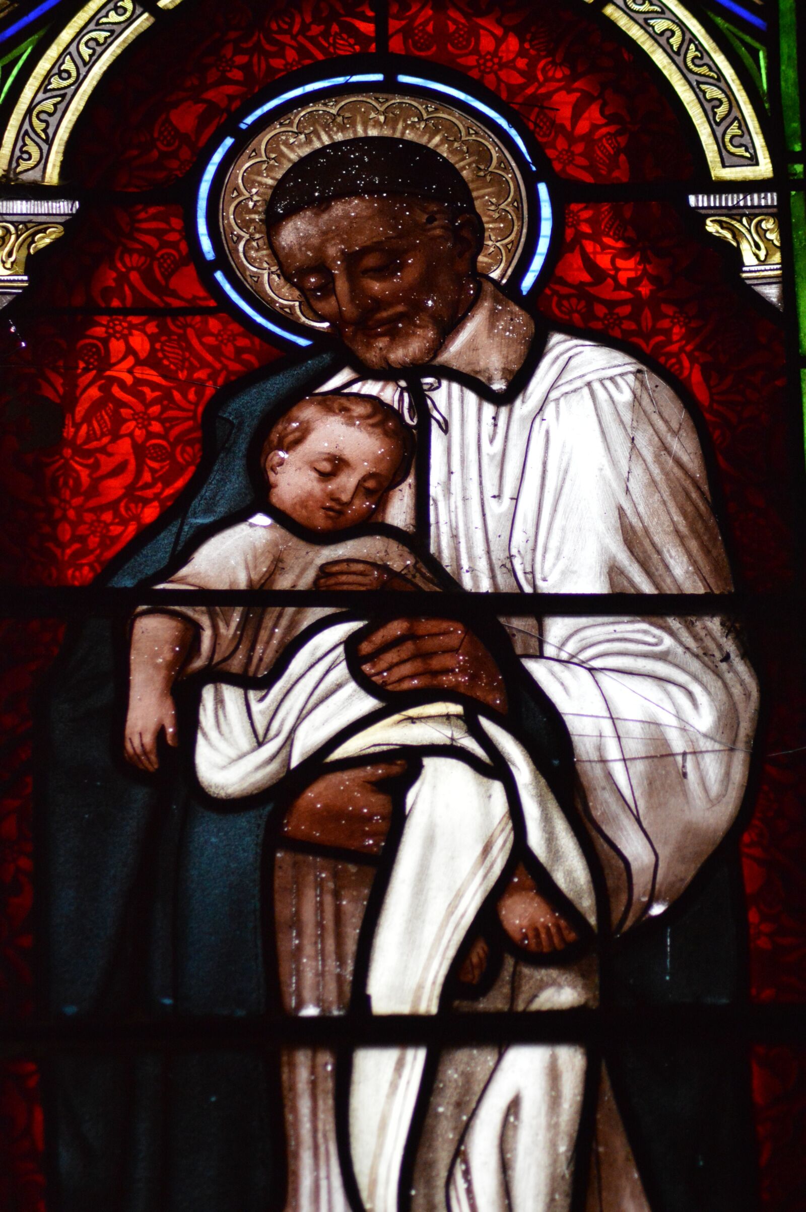 Nikon D3200 sample photo. Stained glass, people, baby photography