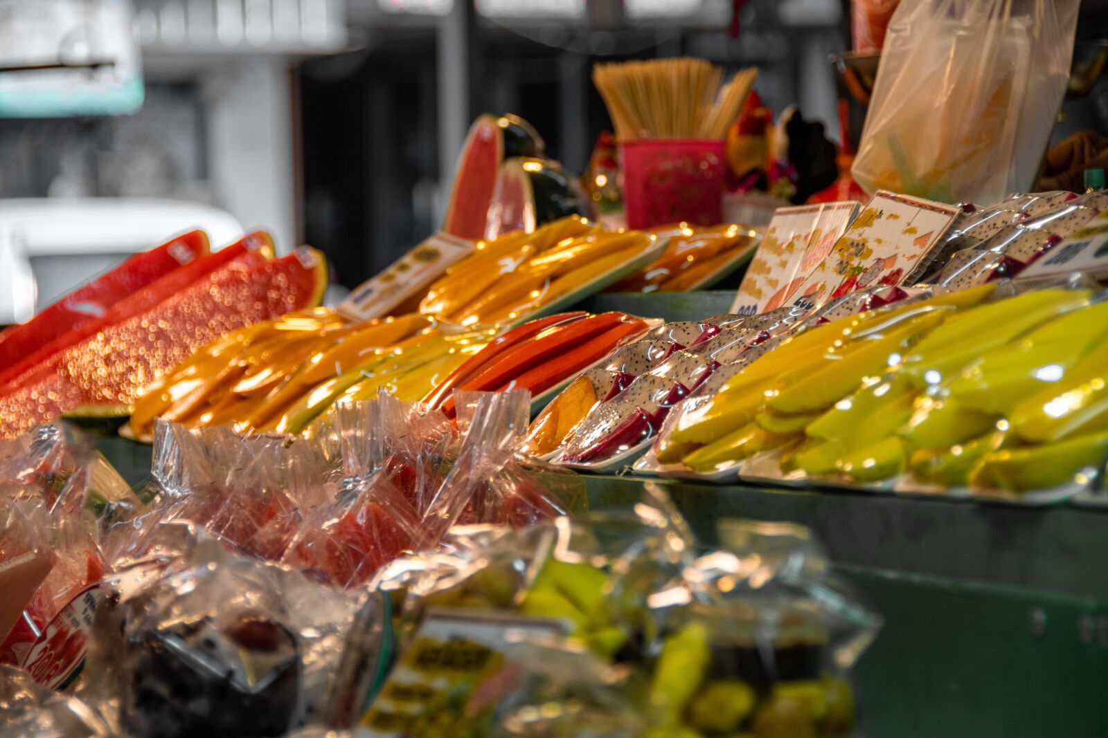 Nikon D5600 sample photo. Fruits, market, colorful photography