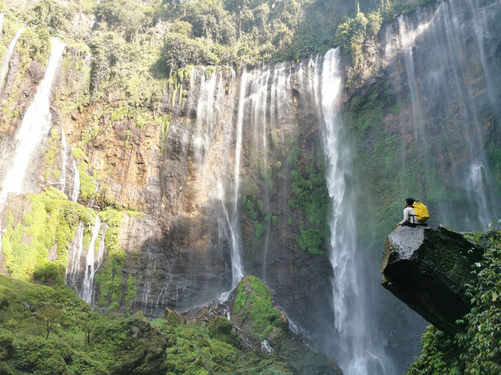 HUAWEI P30 Pro sample photo. Waterfall, java, indonesia photography
