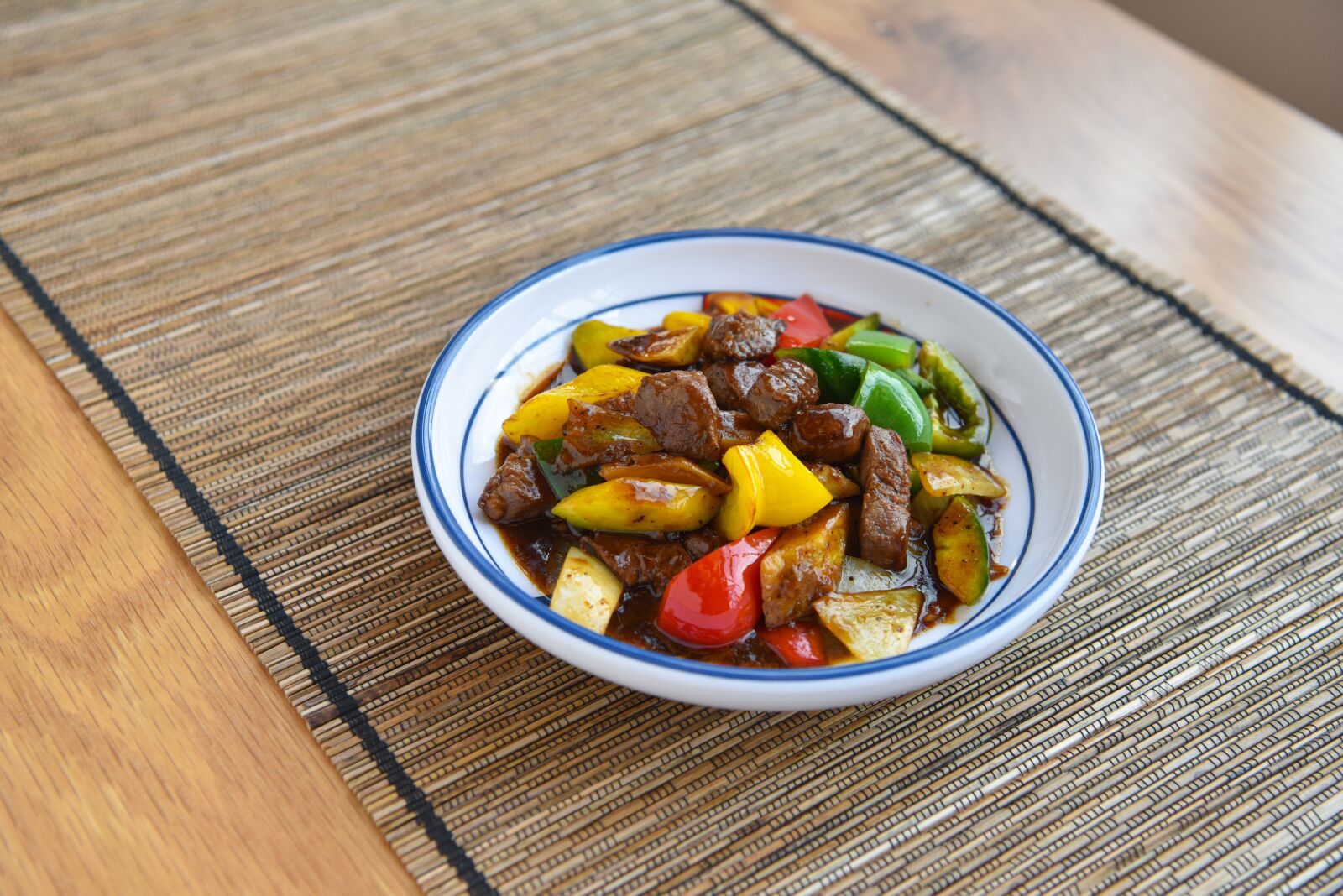 Nikon D810 sample photo. Black pepper, steak, chinese photography