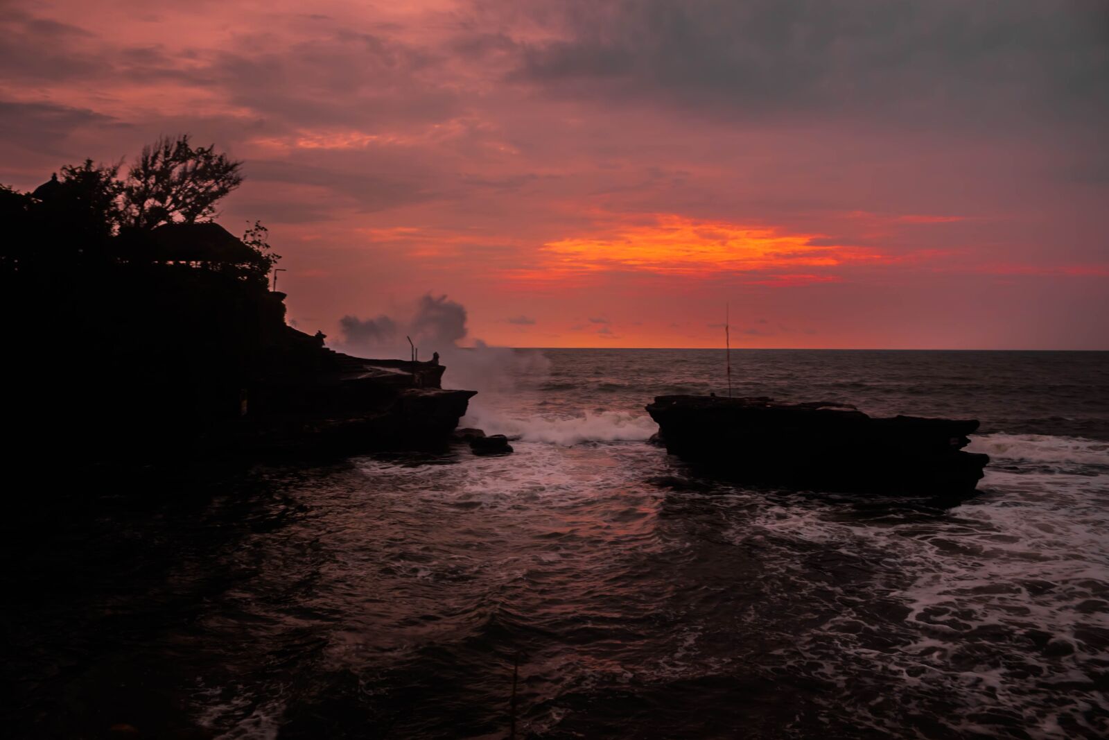 Canon EOS 100D (EOS Rebel SL1 / EOS Kiss X7) sample photo. View, tanah lot beach photography