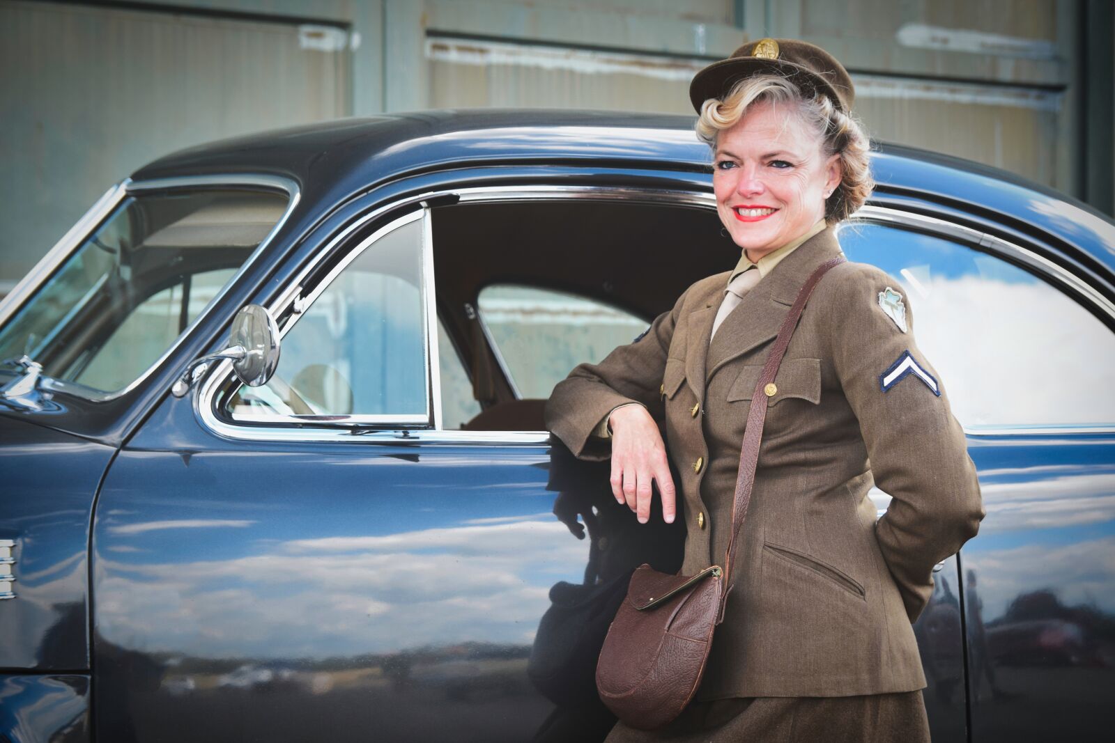 Nikon D5300 sample photo. Vintage, woman, soldier photography