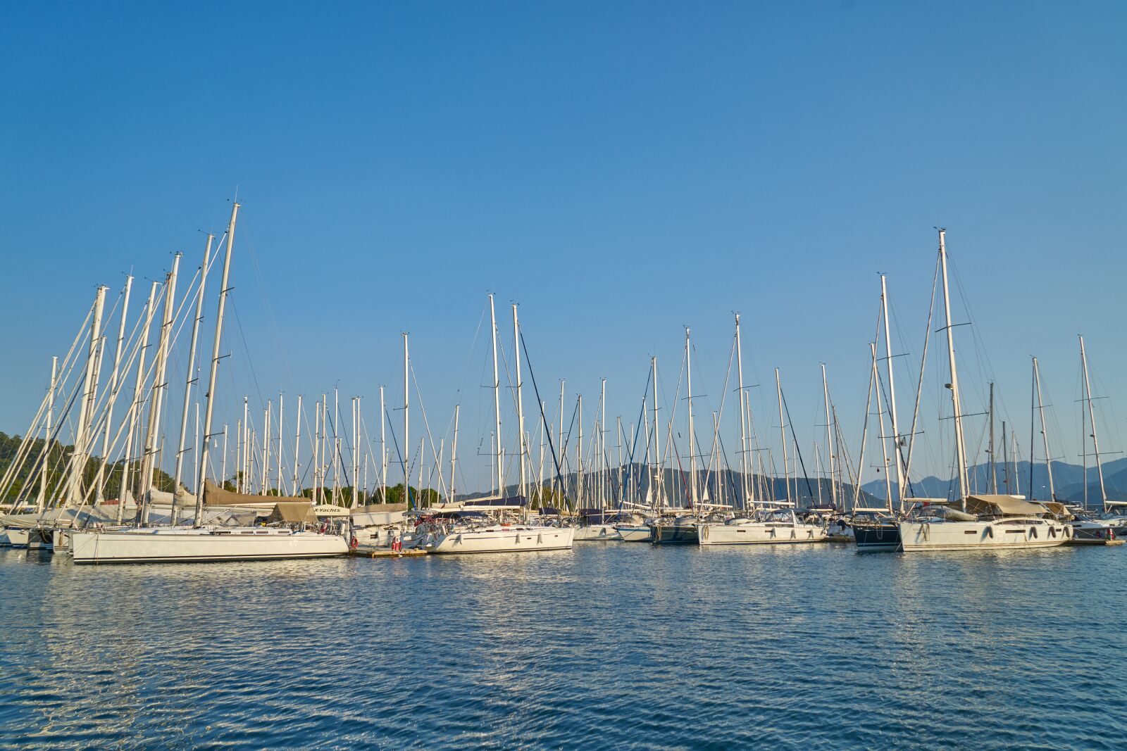 Sony a7R II sample photo. Marina, sailboat, ship photography