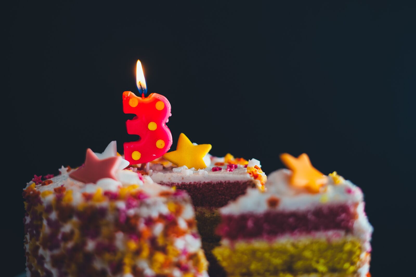 Nikon D4S sample photo. Cake, candle, colorful photography