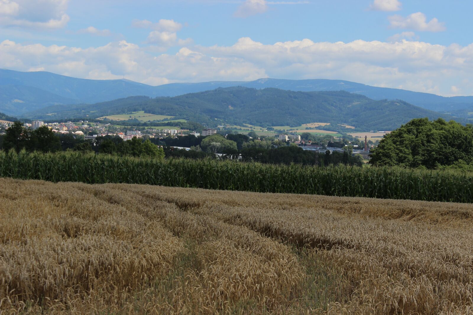 Canon EOS 600D (Rebel EOS T3i / EOS Kiss X5) sample photo. Field, mesto, mountains photography