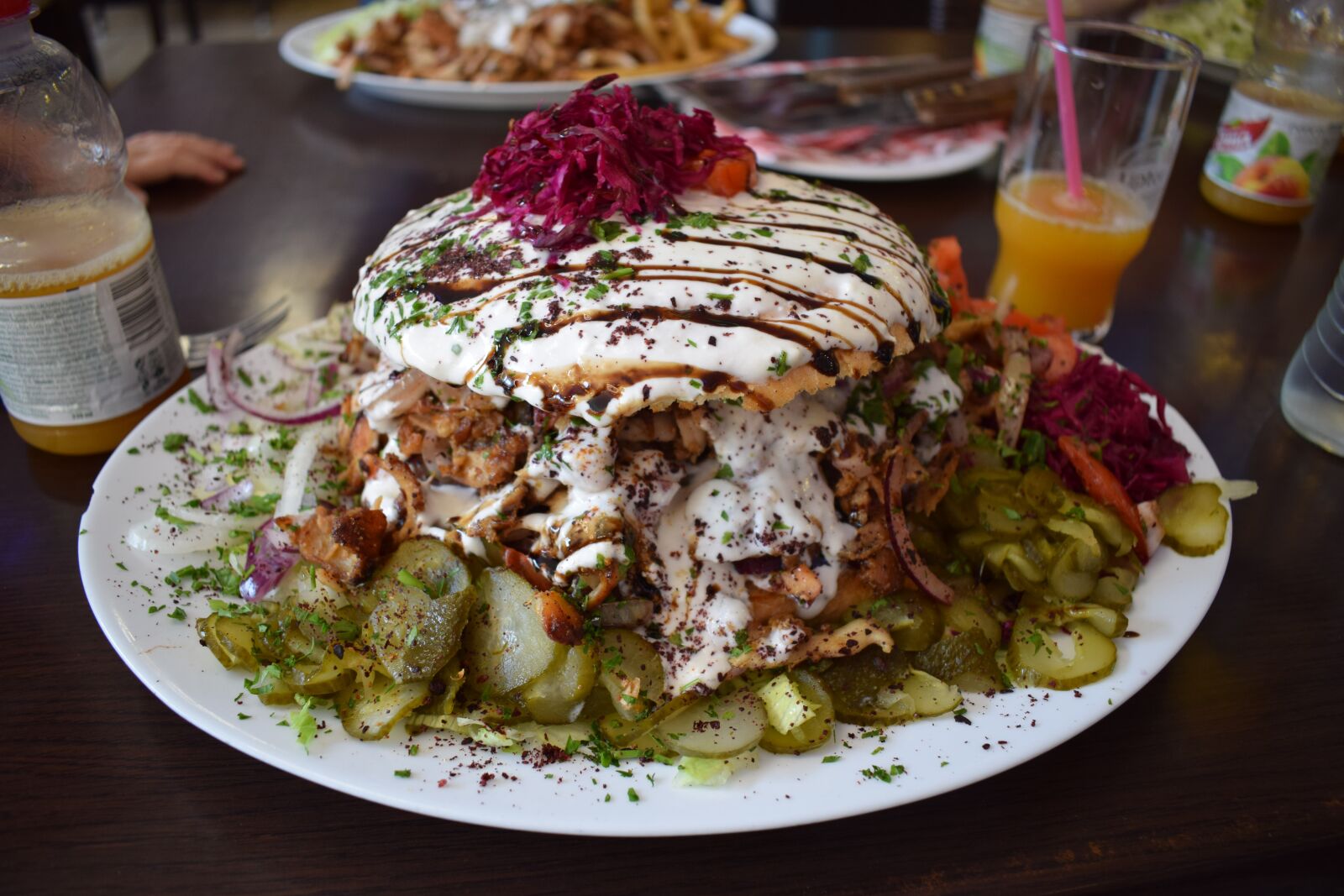 Nikon D5300 sample photo. Gyros, pita, food photography