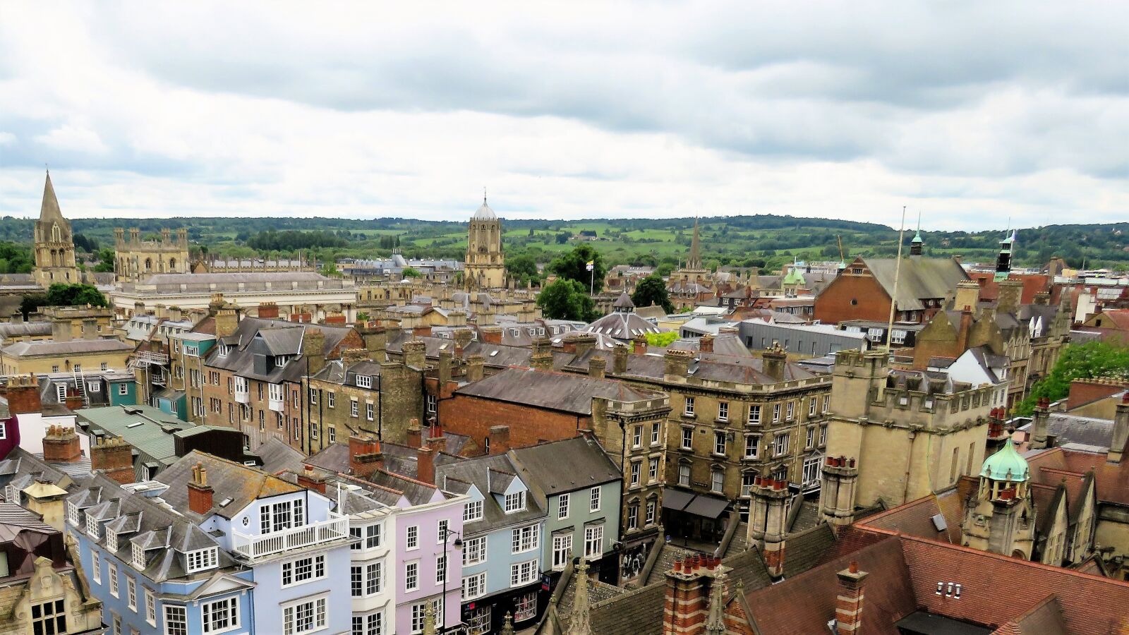 Canon PowerShot SX540 HS sample photo. Oxford, city, rooftops photography