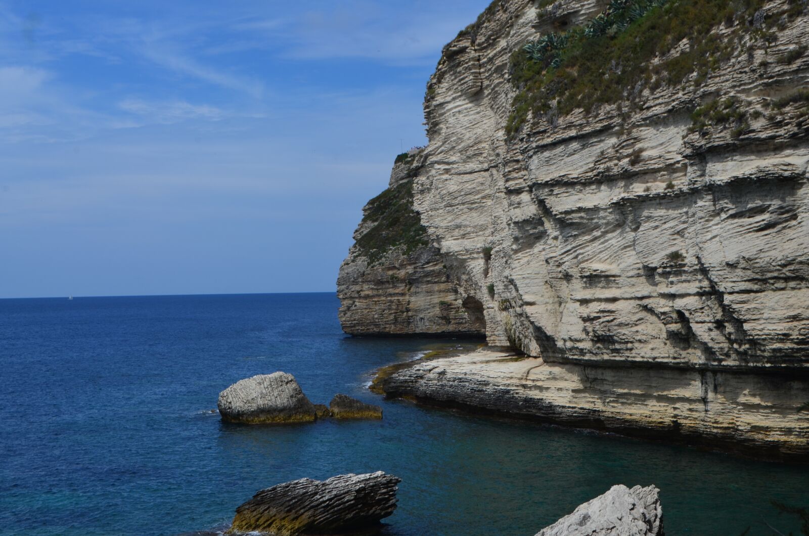 Nikon D5100 sample photo. Corsica, bonifacio, cliffs photography