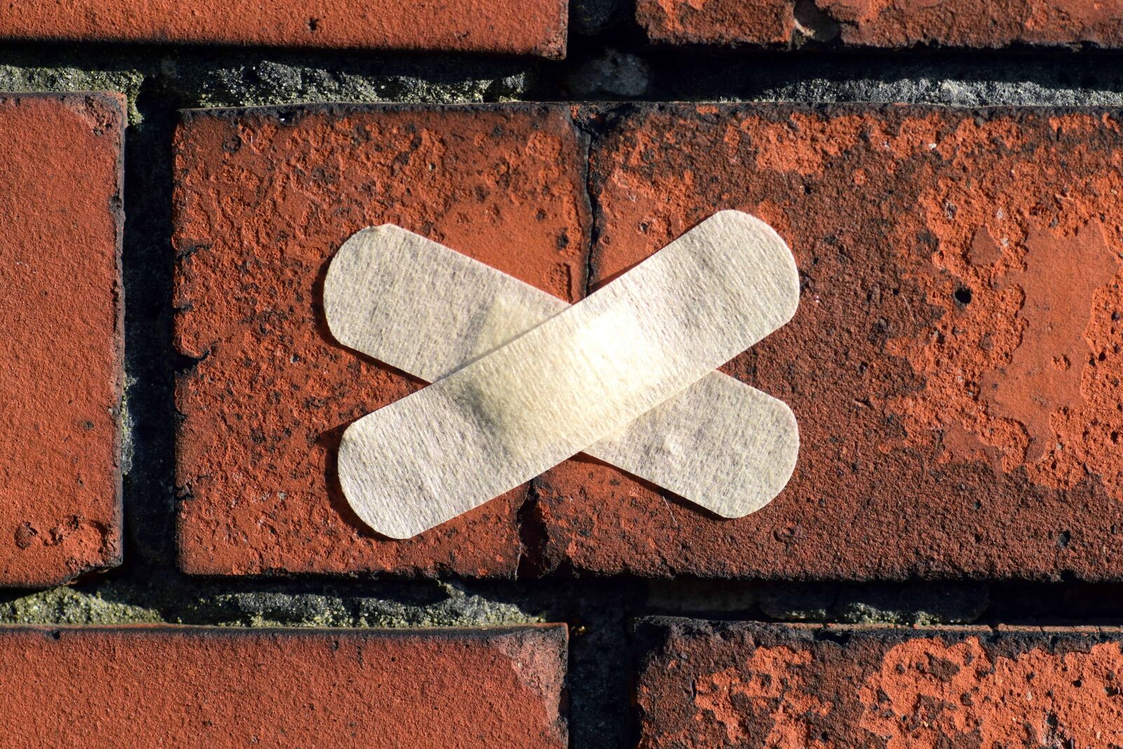 Nikon D3300 sample photo. Wall, texture, sticking plaster photography
